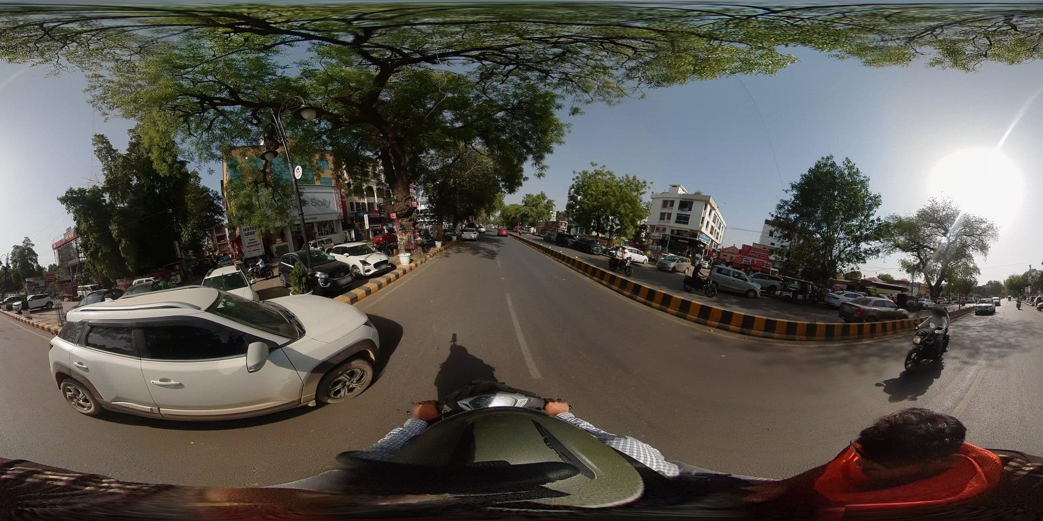Street view near harsh hotel, Prayagraj — © sahilmeena09 (CC BY-SA · Mapillary)