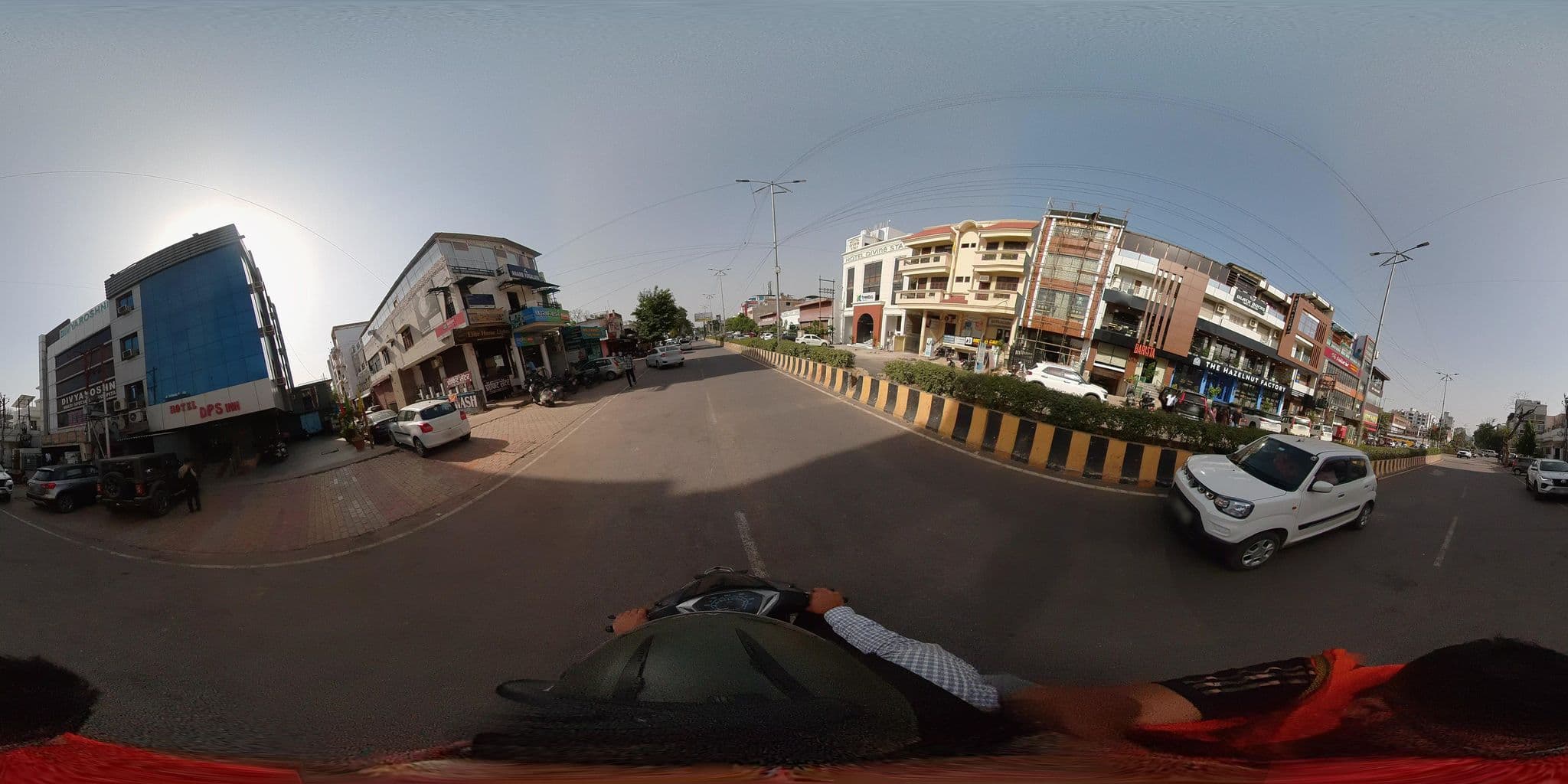 Street view near Clarks Inn Ajay International, Prayagraj — © sahilmeena09 (CC BY-SA · Mapillary)
