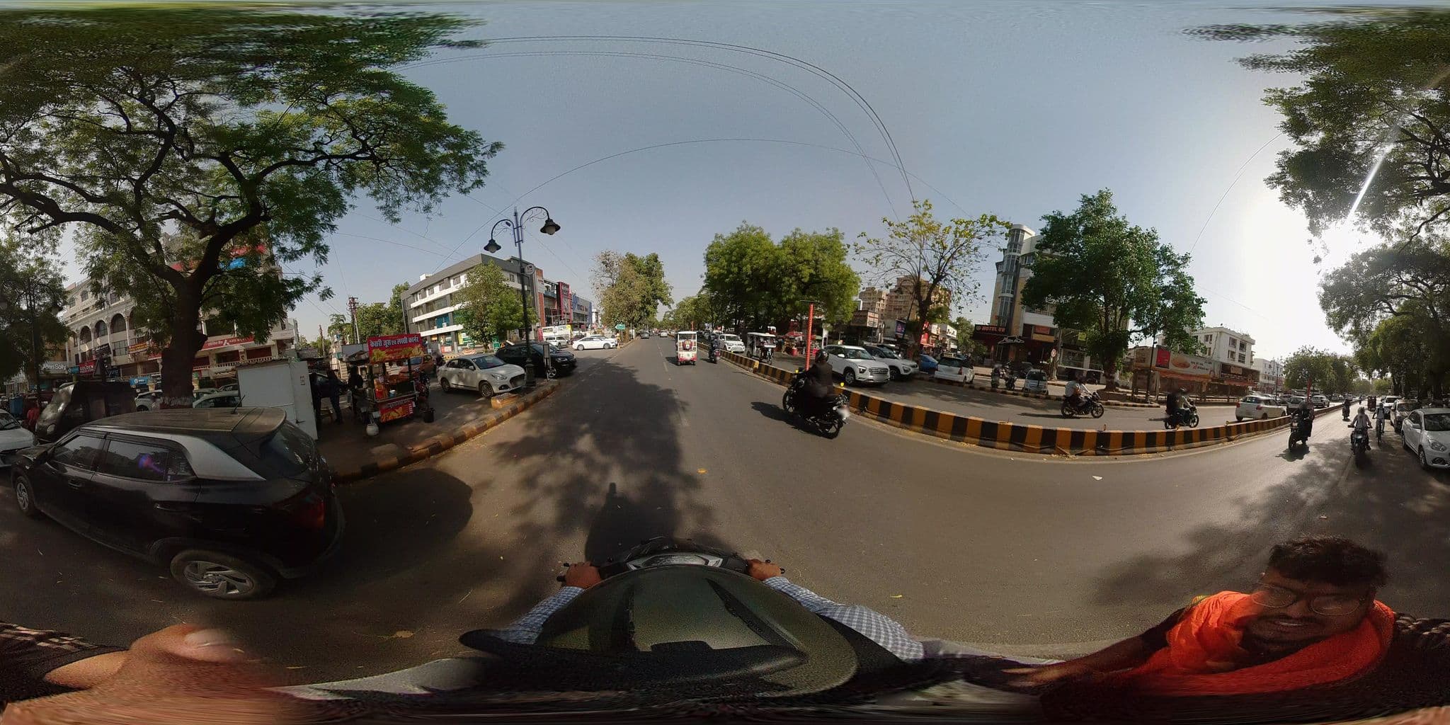 Street view near Hotel India, Prayagraj — © sahilmeena09 (CC BY-SA · Mapillary)