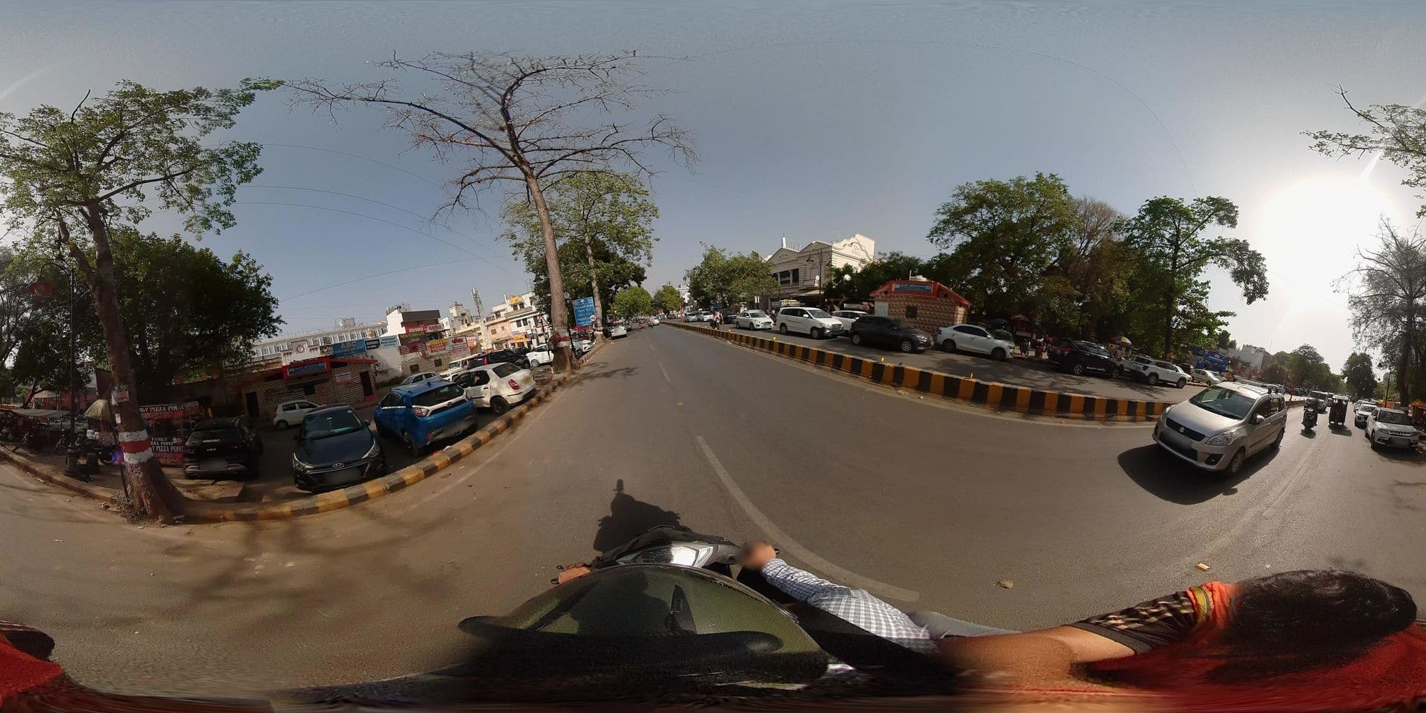 Street view near Milan Hotel, Prayagraj — © sahilmeena09 (CC BY-SA · Mapillary)