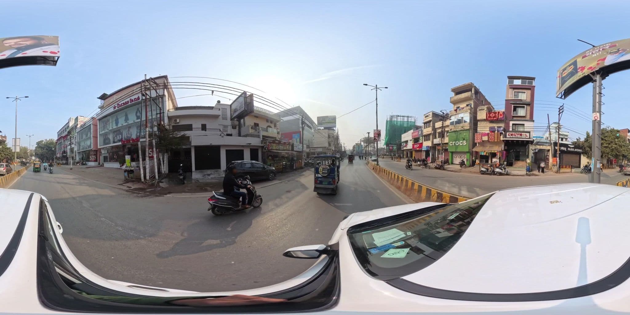 Street view near Hotel Central Residency, Varanasi — © skysign (CC BY-SA · Mapillary)