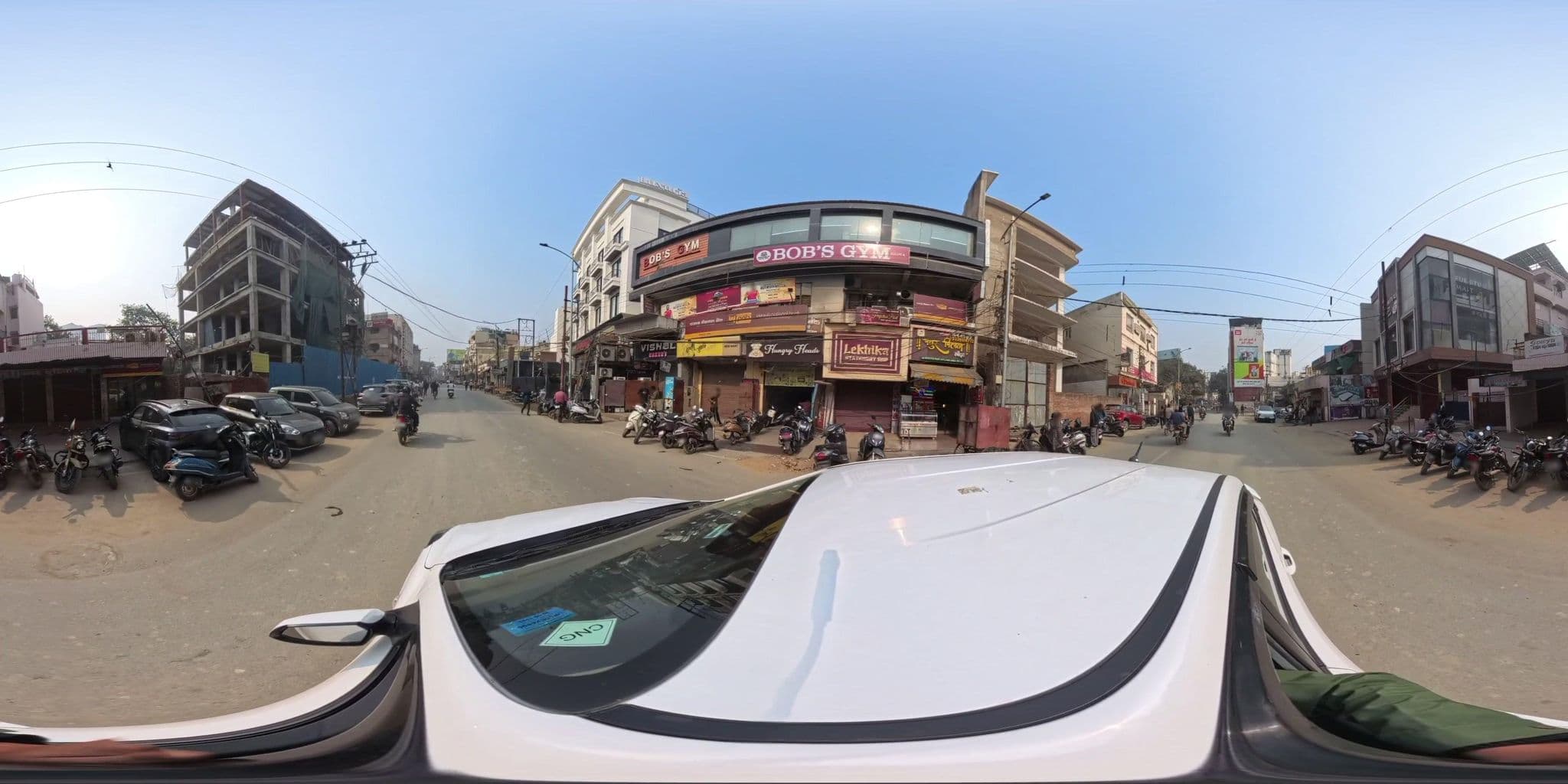 Street view near M M Continental Hotel Varanasi, Varanasi — © skysign (CC BY-SA · Mapillary)