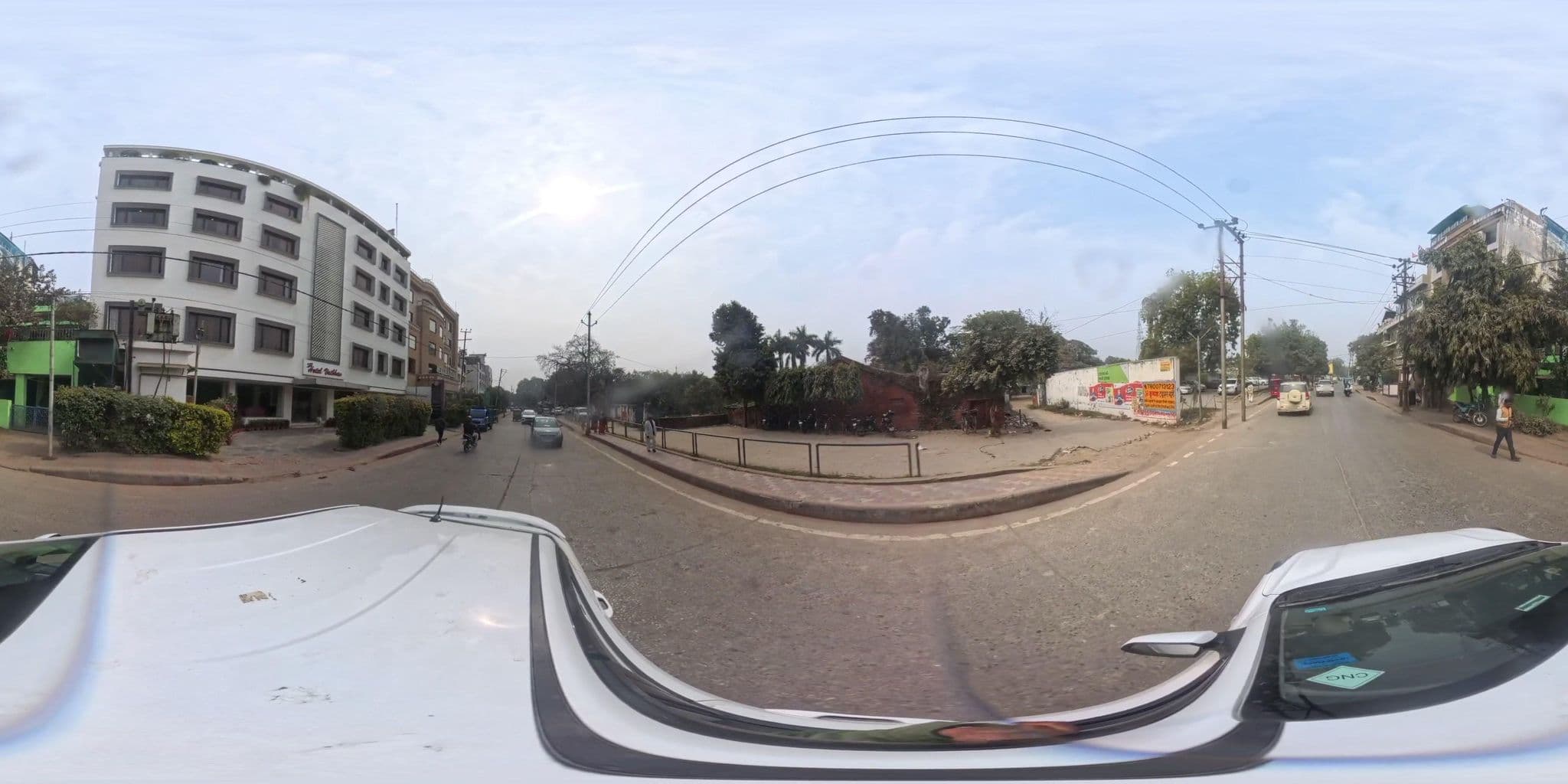 Street view near Hotel New Temples Town, Varanasi — © skysign (CC BY-SA · Mapillary)