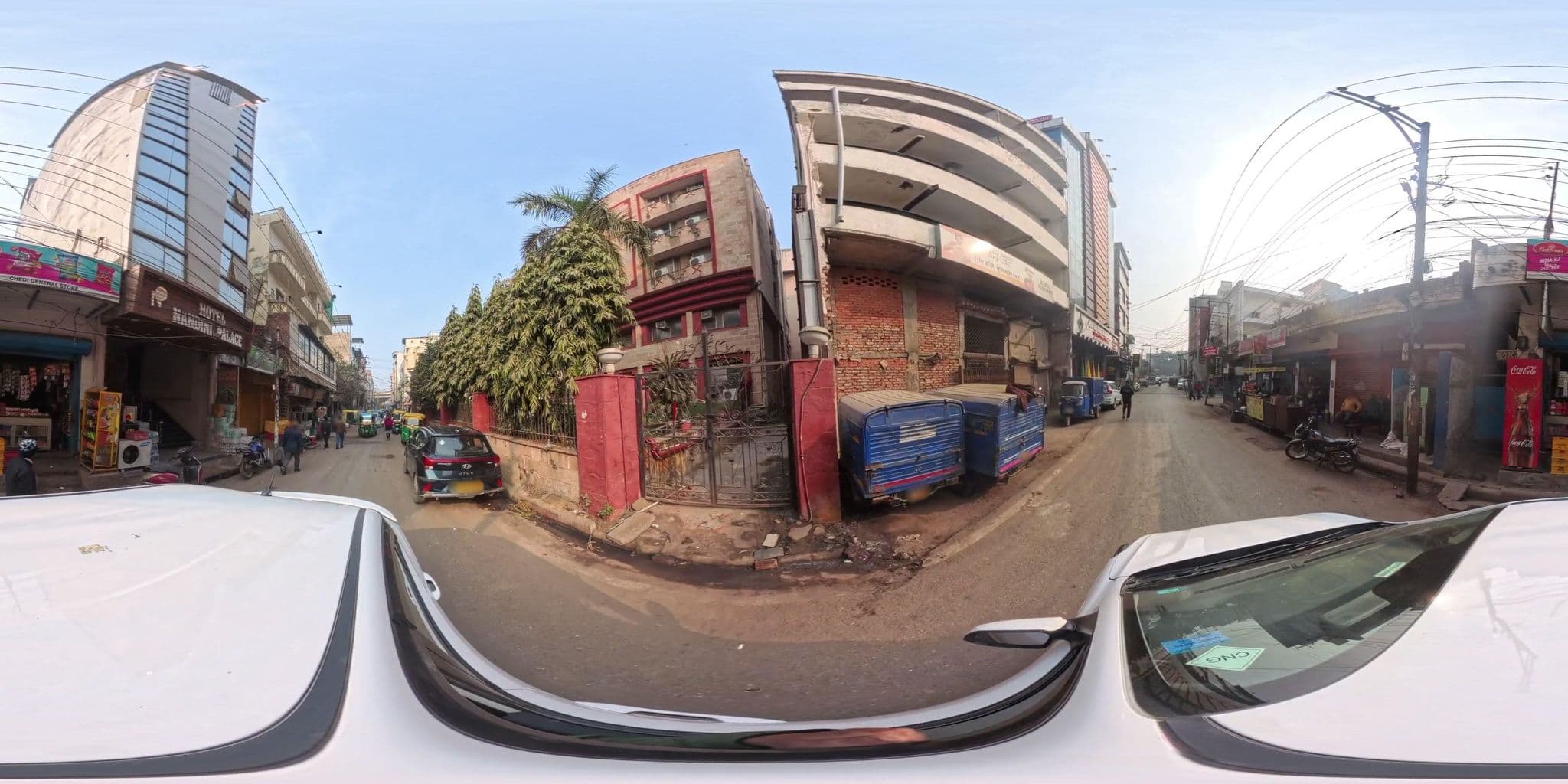 Street view near Hotel Gautam Grand, Varanasi — © skysign (CC BY-SA · Mapillary)