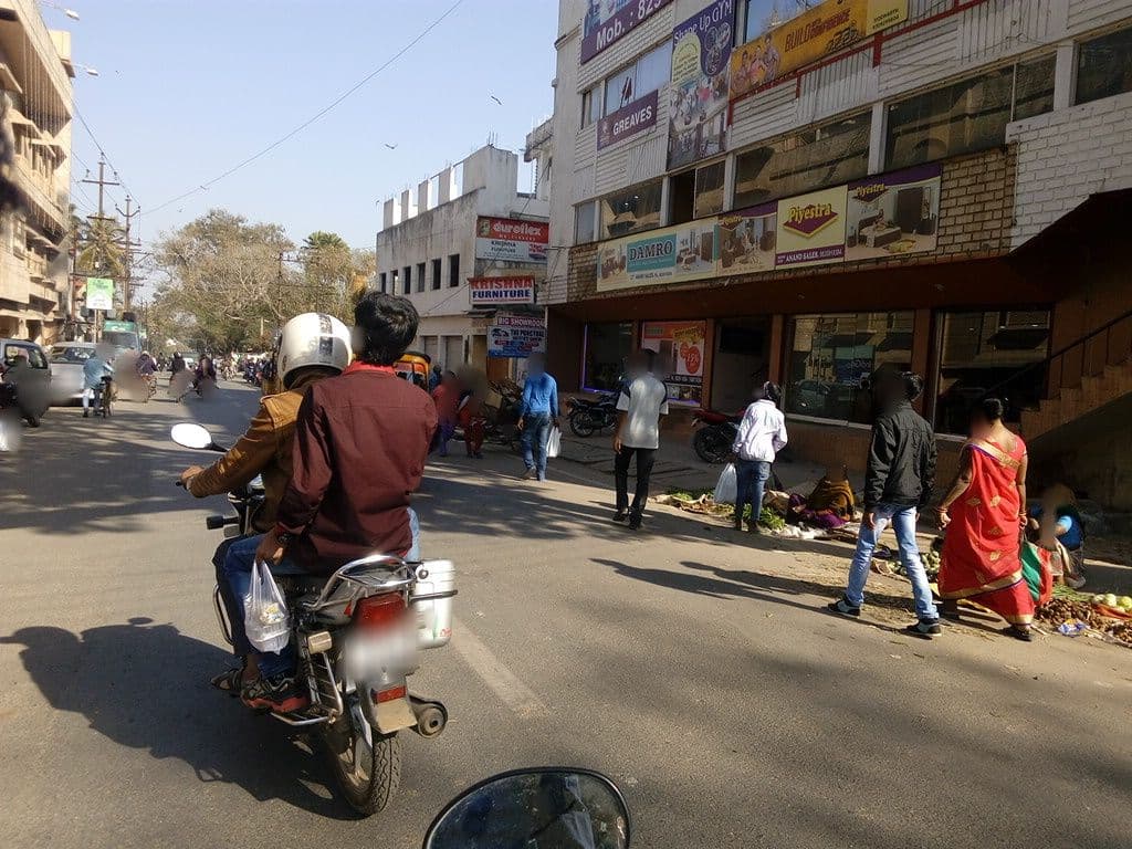 Street view near Hotel Arya, Ranchi — © deependra (CC BY-SA · Mapillary)
