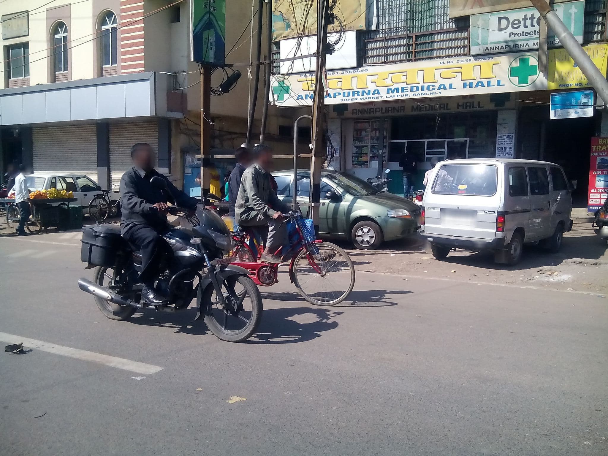 Street view near Hotel New Rajasthan, Ranchi — © nayla (CC BY-SA · Mapillary)