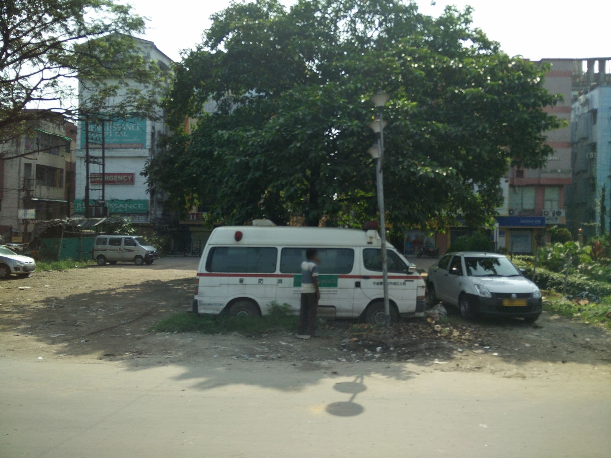Street view near Rupasi Bangla Hotel, Dam Dam — © supersubra (CC BY-SA · Mapillary)