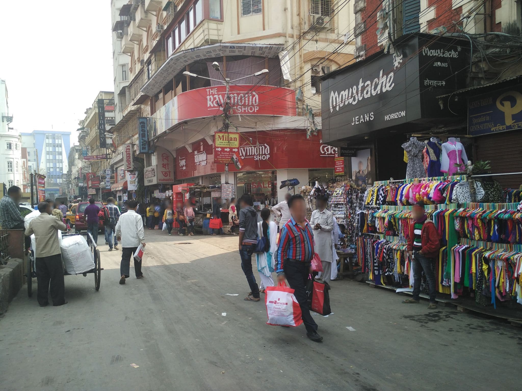Street view near Sapphire Suites, Bara Bazar — © me_biswajit (CC BY-SA · Mapillary)