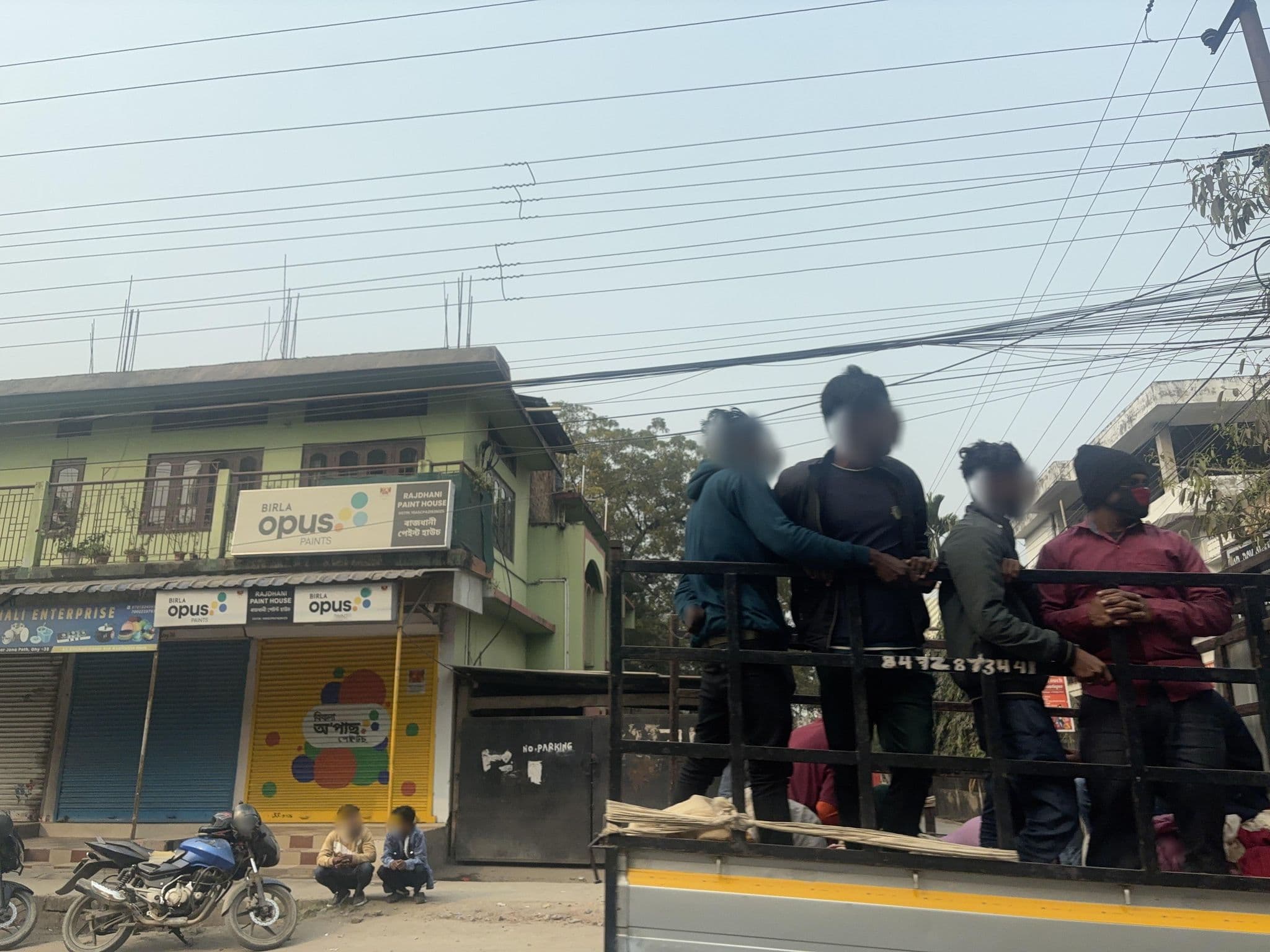 Street view near Hotel D' Sapphire, Dispur — © Arshiya_gred03 (CC BY-SA · Mapillary)