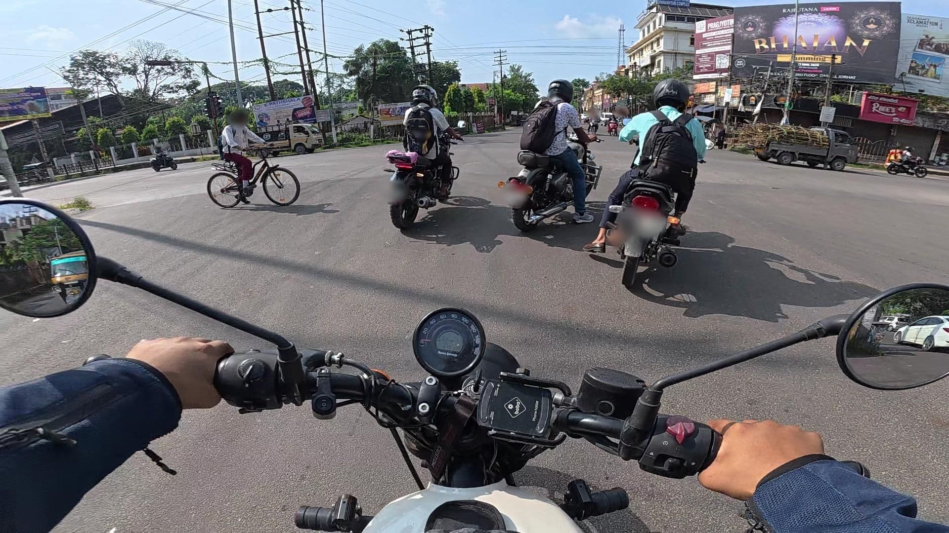 Street view near Welcome Heritage Banyan Grove, Jorhat — © TilokChetri (CC BY-SA · Mapillary)