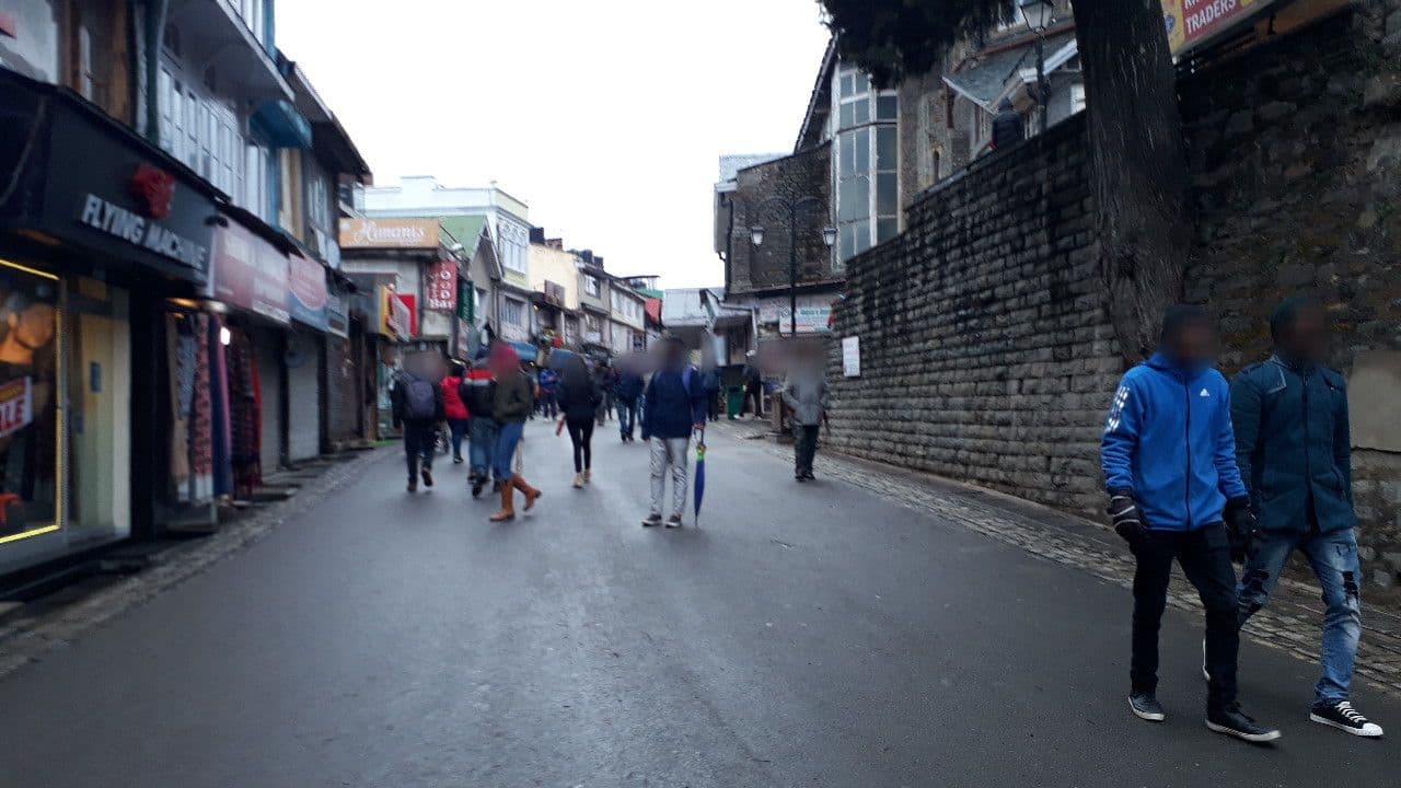 Street view near Brother Shere Punjab Hotel, Shimla — © maiti21 (CC BY-SA · Mapillary)