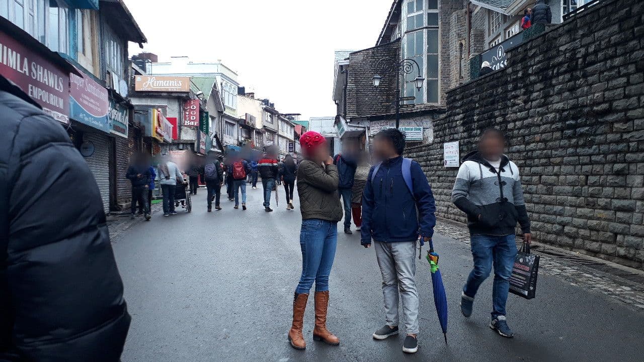 Street view near Hotel Satkaar, Shimla — © maiti21 (CC BY-SA · Mapillary)
