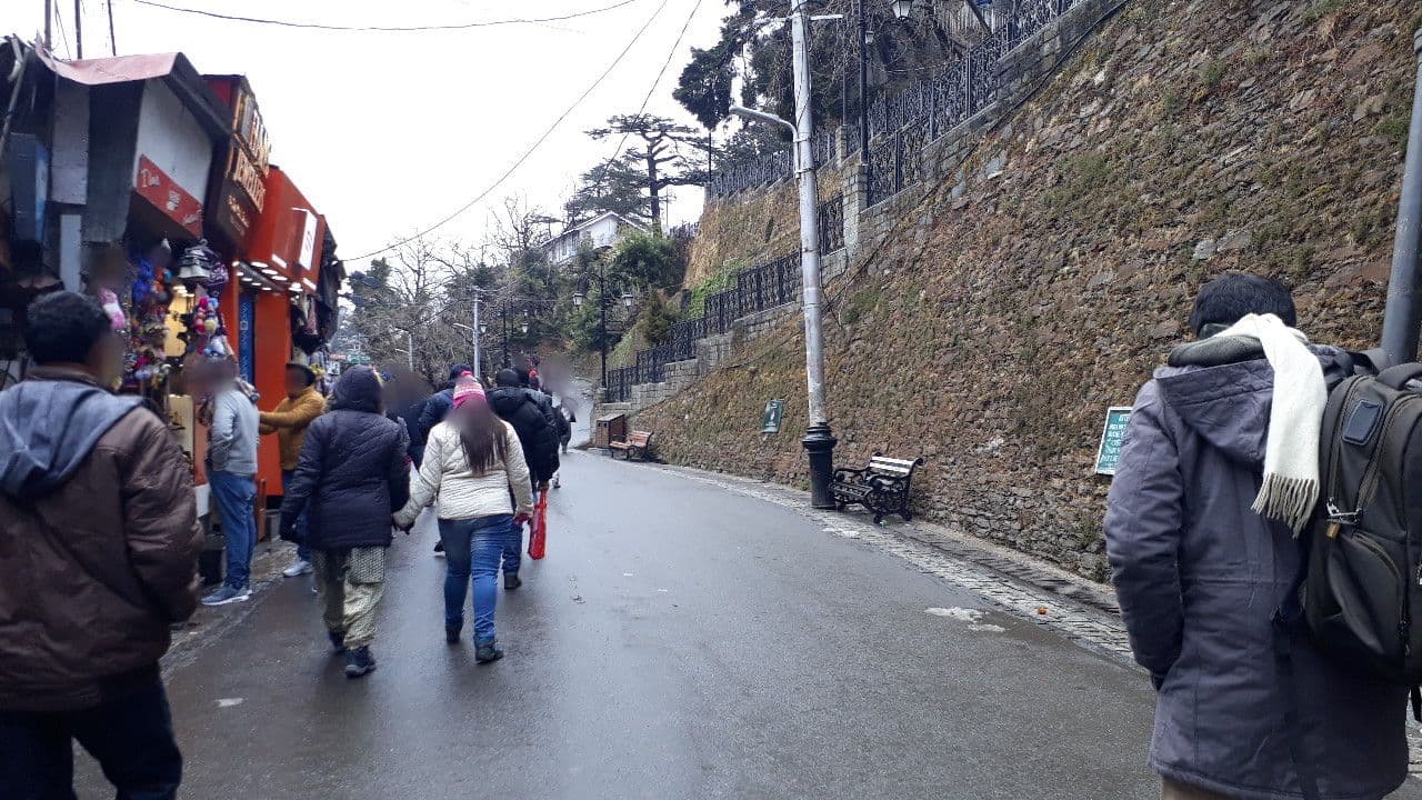 Street view near YMCA hotel, Shimla — © maiti21 (CC BY-SA · Mapillary)