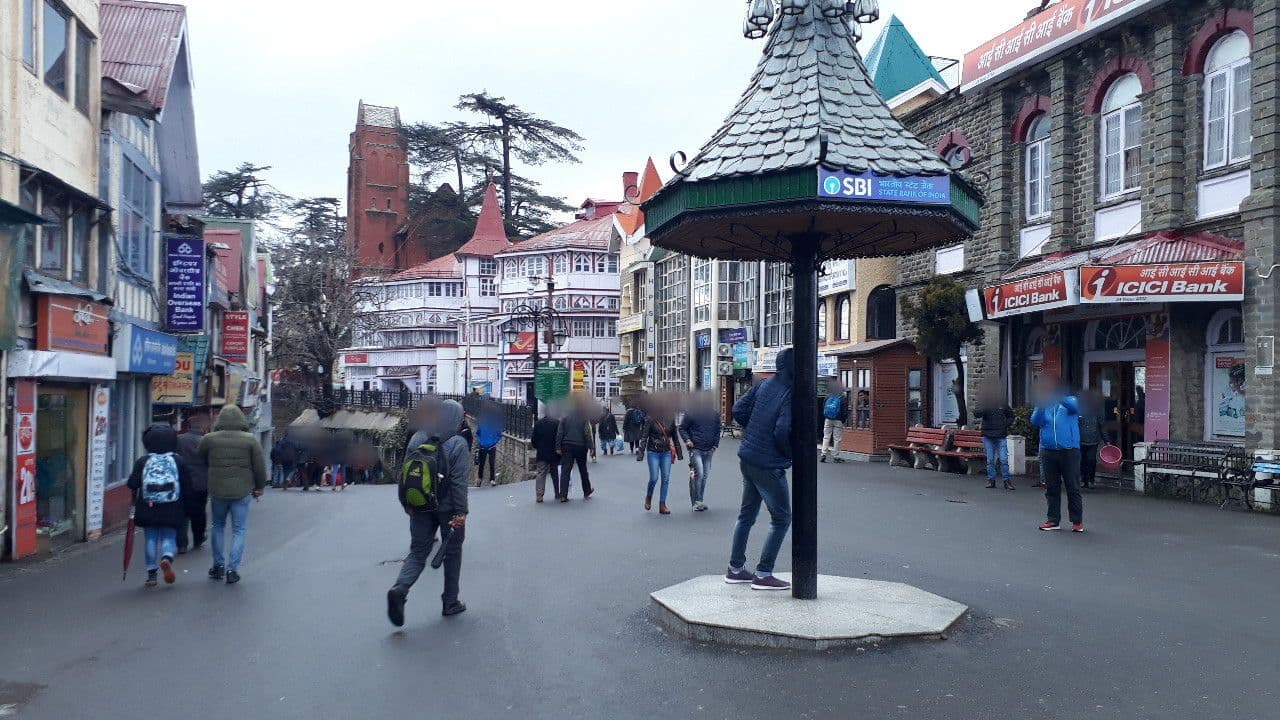 Street view near Blossom Hotel, Shimla — © maiti21 (CC BY-SA · Mapillary)