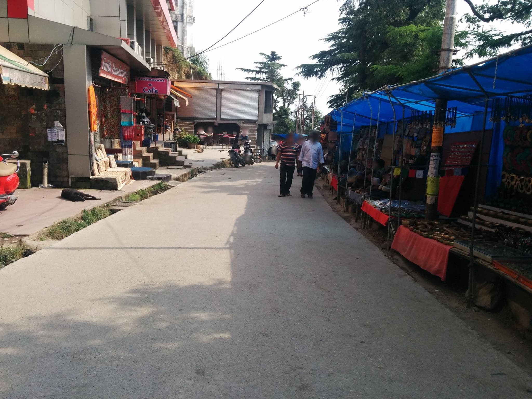 Street view near Pause Dwelling Palace, Dharamsala — © sashazykov (CC BY-SA · Mapillary)