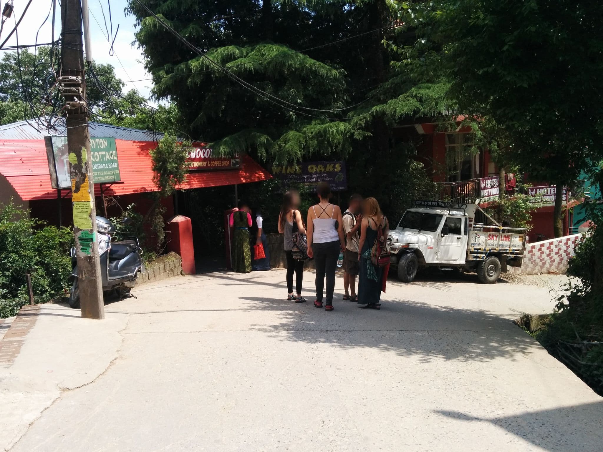 Street view near Kattil Beach Resort, Dharamsala — © sashazykov (CC BY-SA · Mapillary)