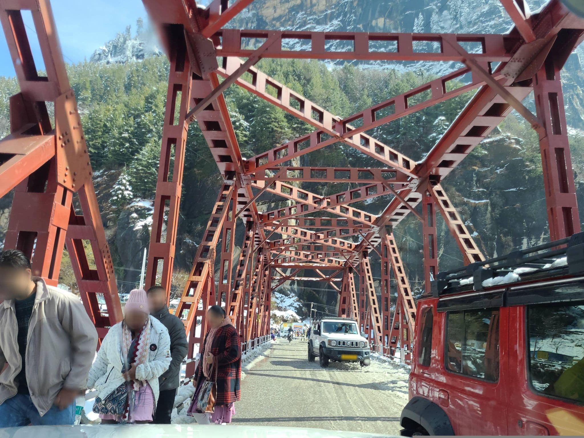 Street view near White Mountain Cottages, Kyelang — © FAMustafa (CC BY-SA · Mapillary)