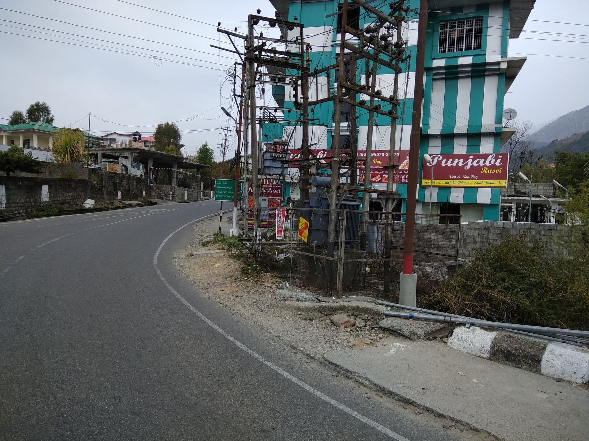 Street view near Hotel Holy Synod, Dharamsala — © bholekibhasam (CC BY-SA · Mapillary)