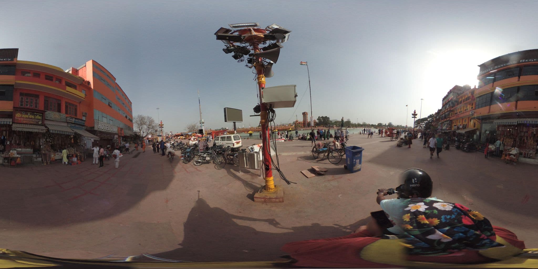 Street view near Hotel Gyan, Haridwar — © prasad23427 (CC BY-SA · Mapillary)