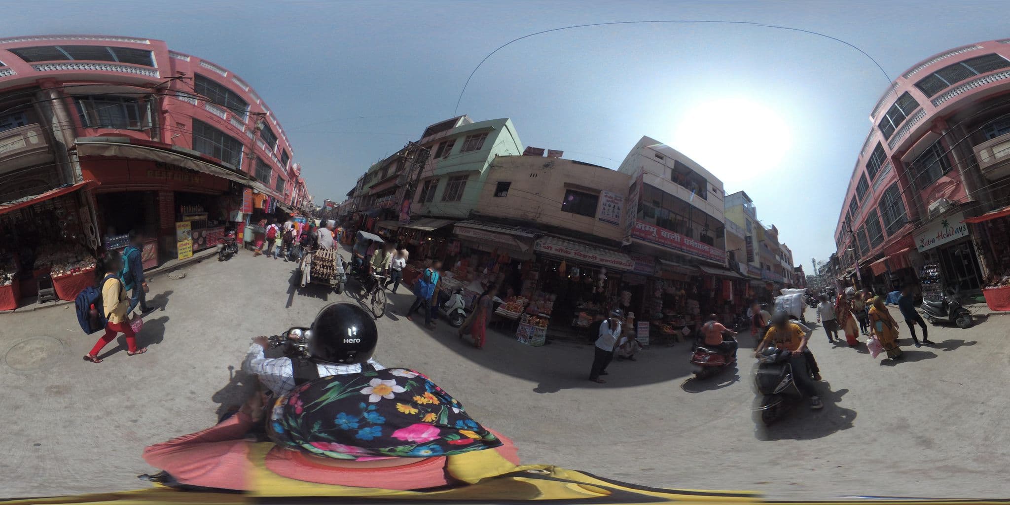 Street view near Hotel Mansarover International, Haridwar — © prasad23427 (CC BY-SA · Mapillary)