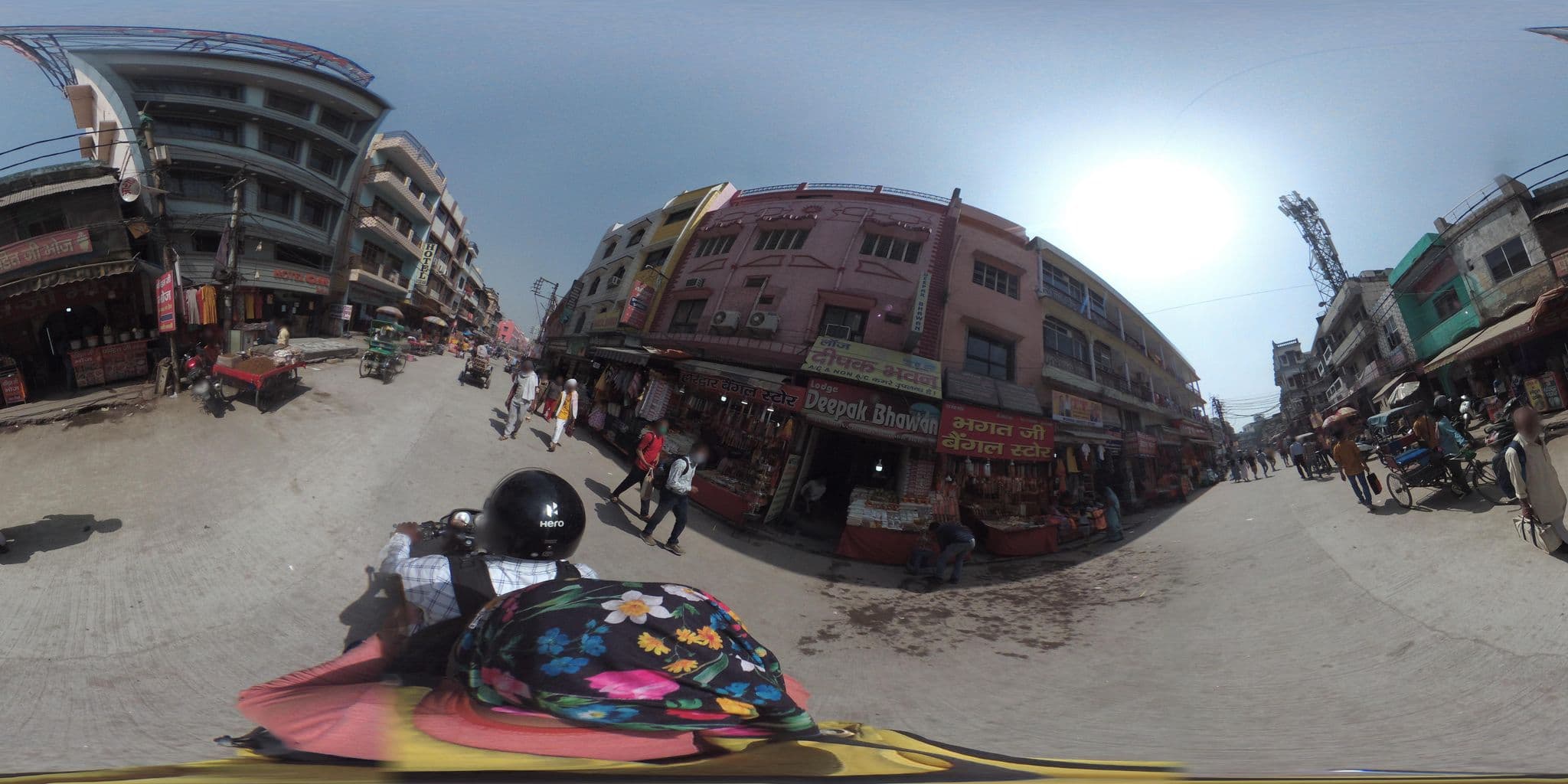 Street view near Hotel Marwari Niwas, Haridwar — © prasad23427 (CC BY-SA · Mapillary)