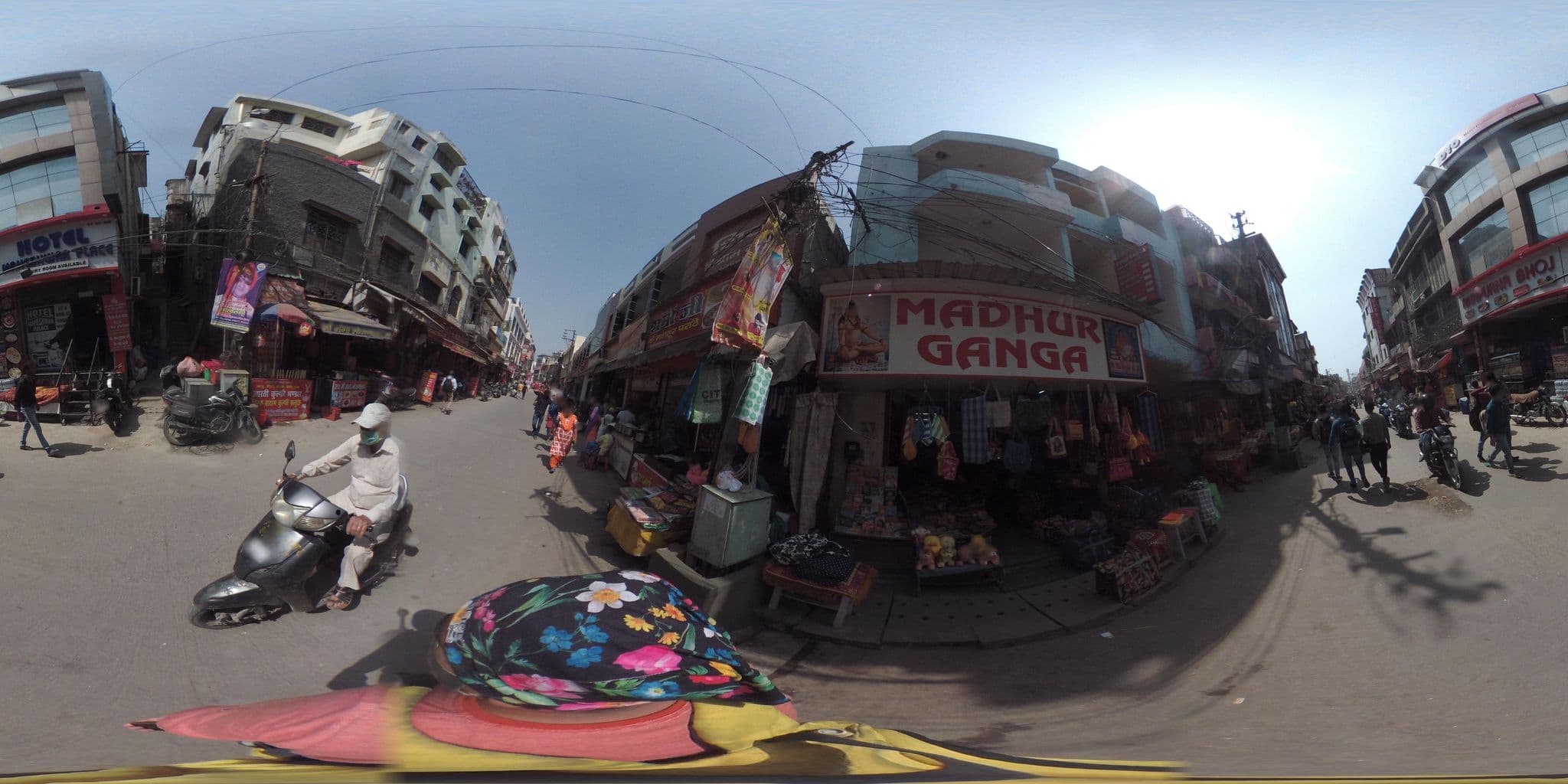 Street view near Hotel Rishi Ganga, Haridwar — © prasad23427 (CC BY-SA · Mapillary)