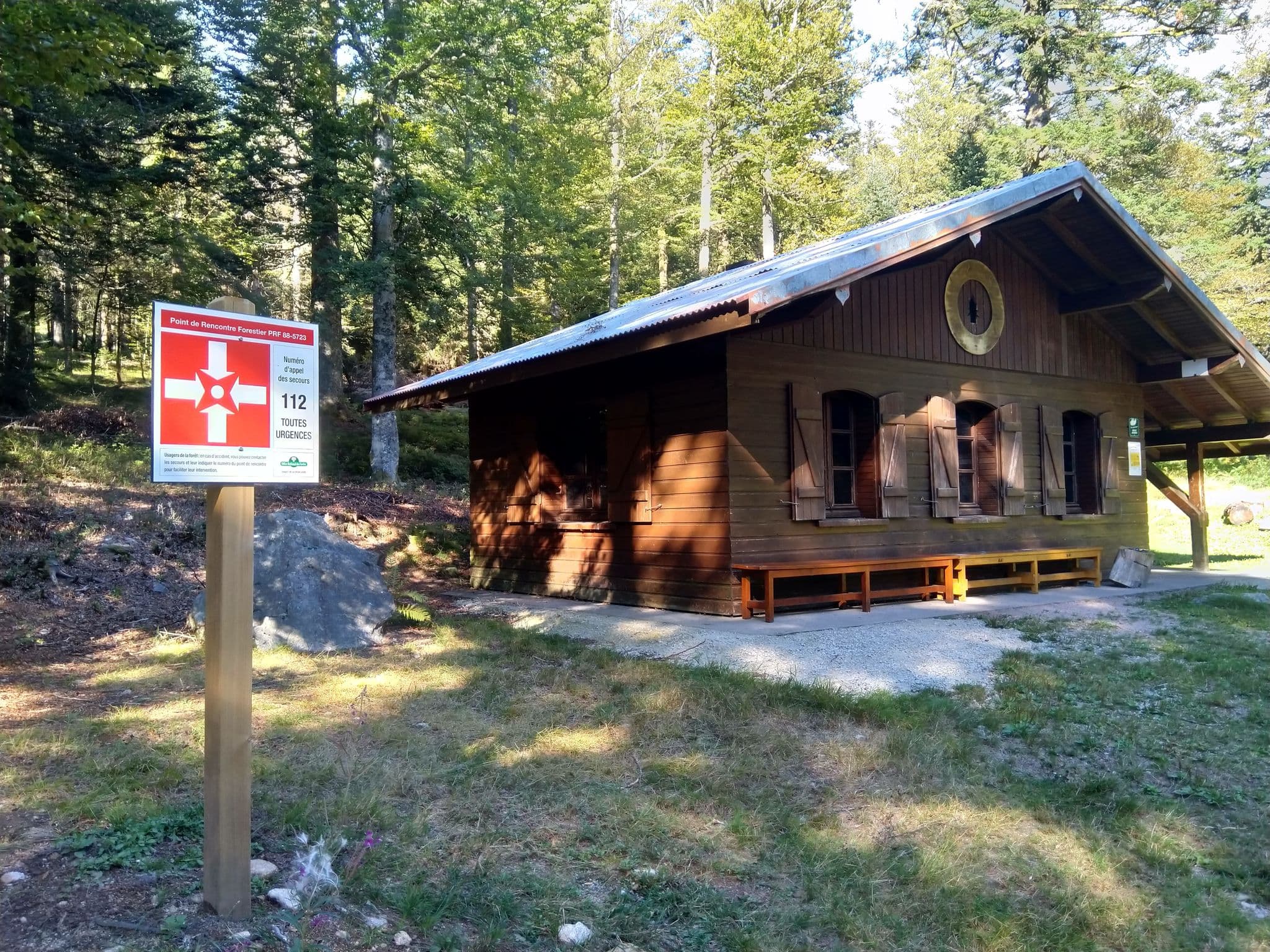 Street view near Chalet Refuge de la Croix Louis, La Bresse — © osmedit (CC BY-SA · Mapillary)