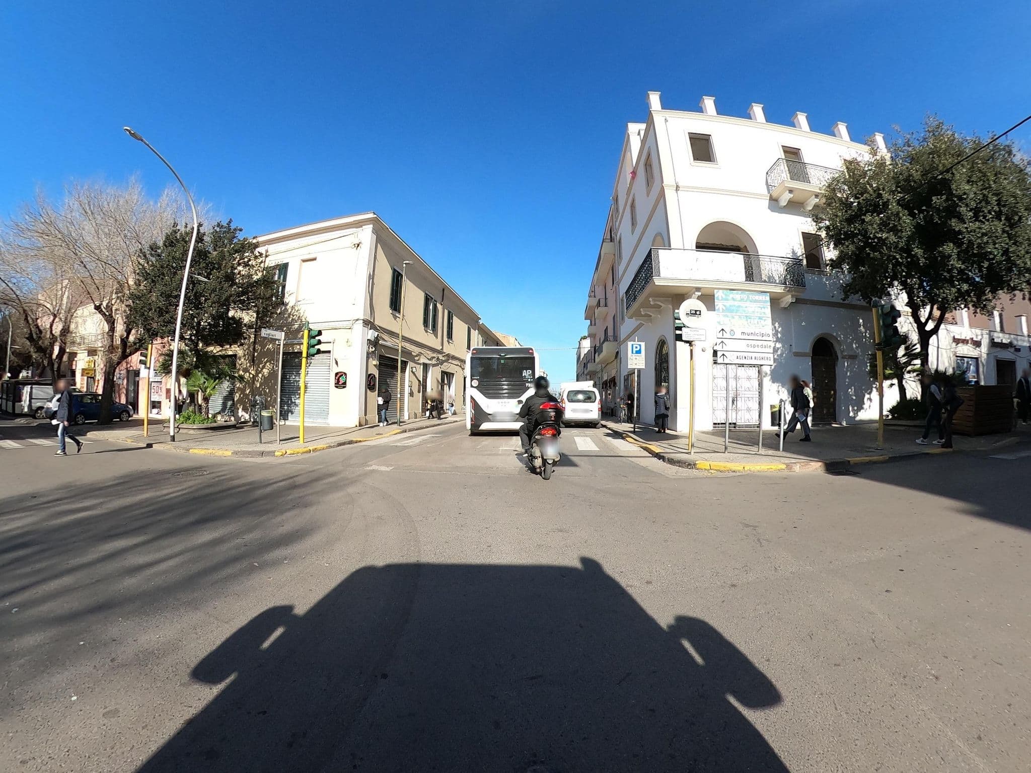 Street view near B&B Poseidon, Alghero — © joostjakob (CC BY-SA · Mapillary)