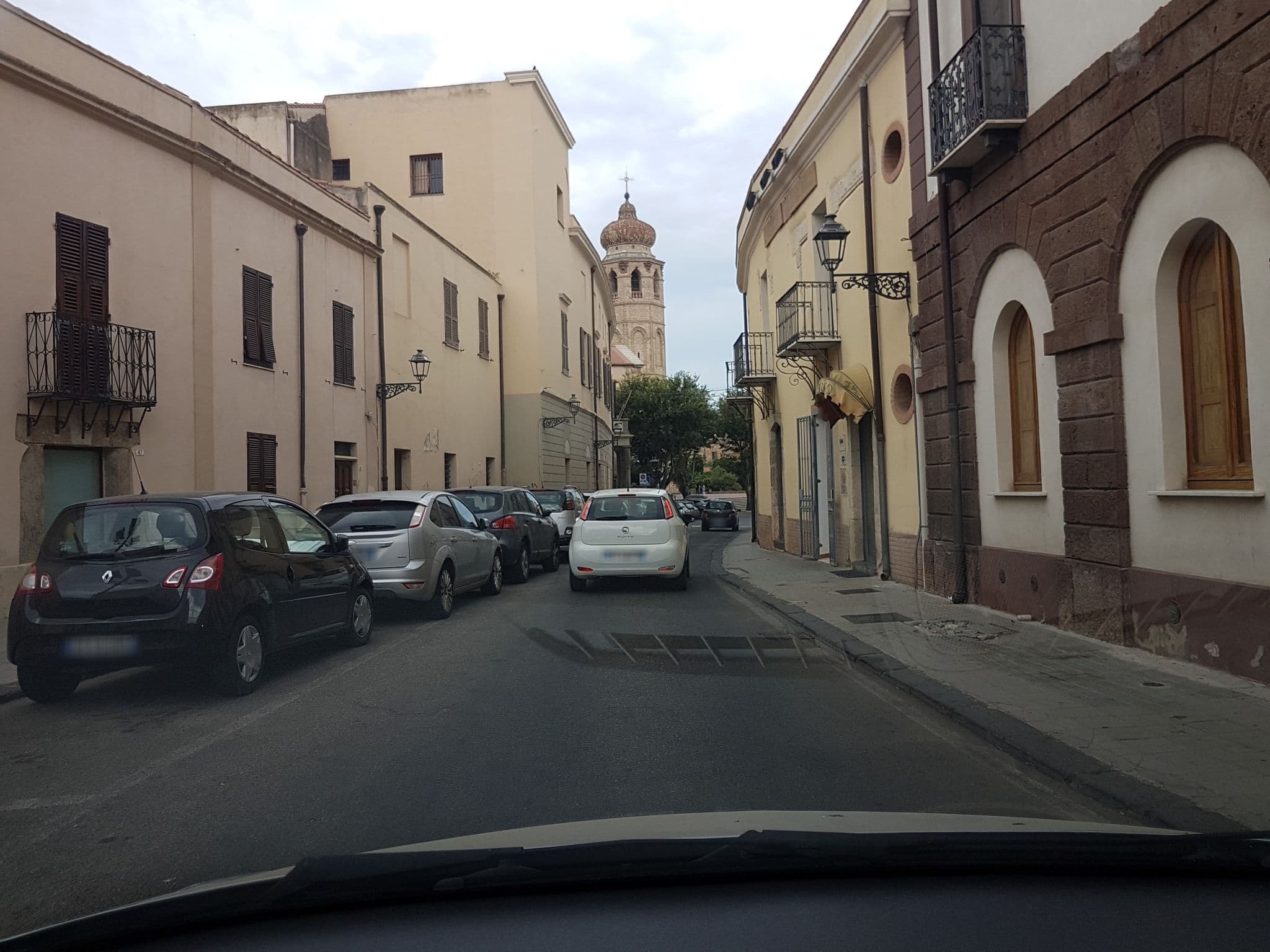 Street view near Duomo Hotel Oristano, Oristano — © damjang (CC BY-SA · Mapillary)
