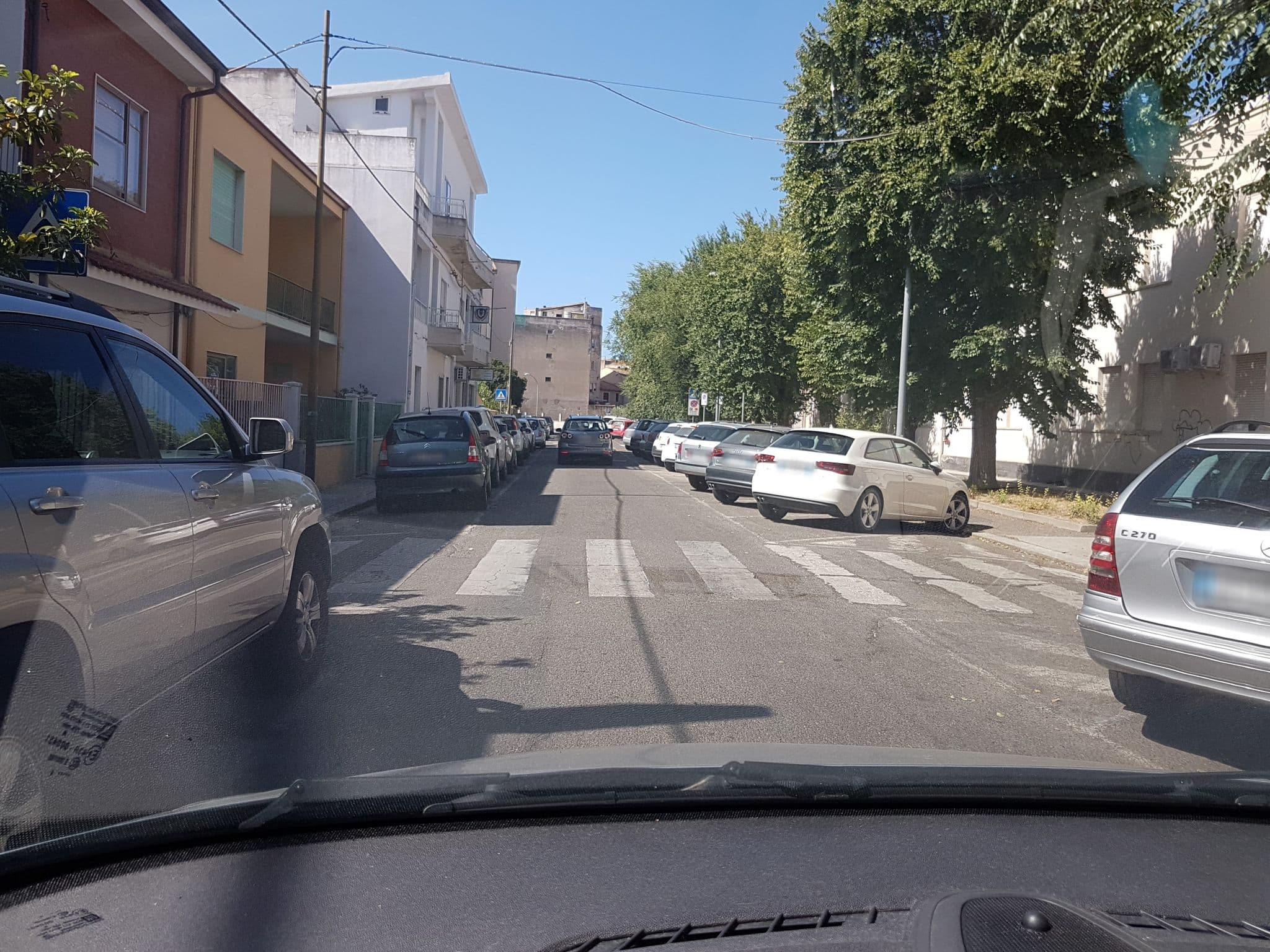 Street view near B&b Iride Oristano, Oristano — © damjang (CC BY-SA · Mapillary)