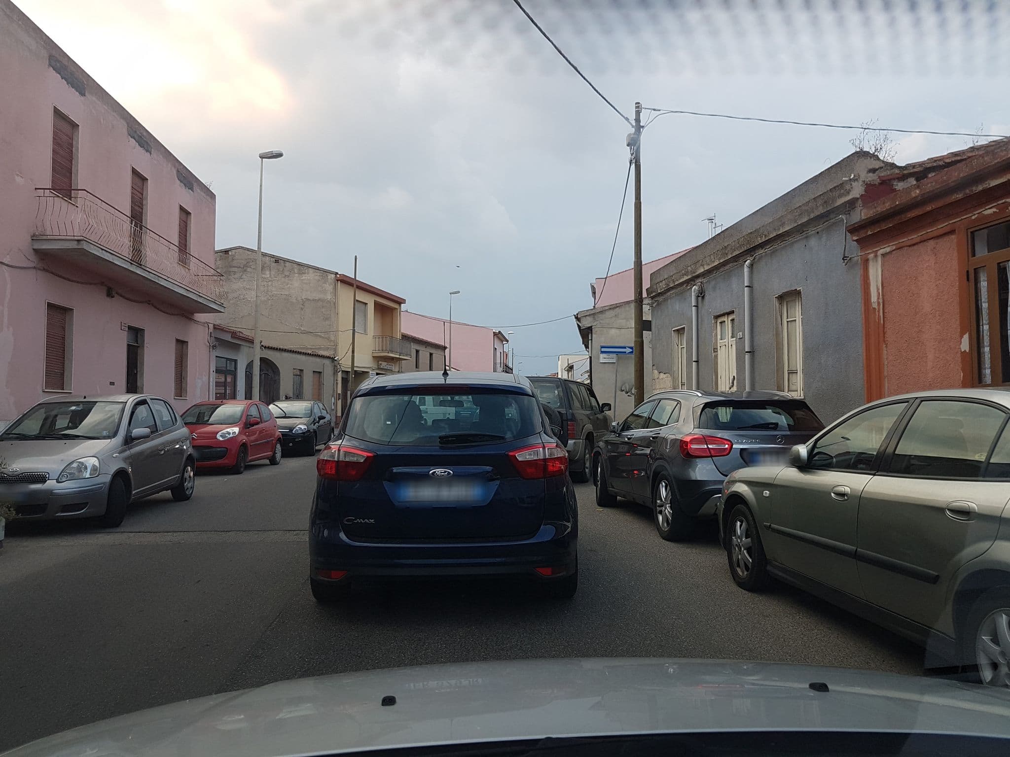 Street view near Hotel Summertime Albergo Ristorante, Cabras — © damjang (CC BY-SA · Mapillary)