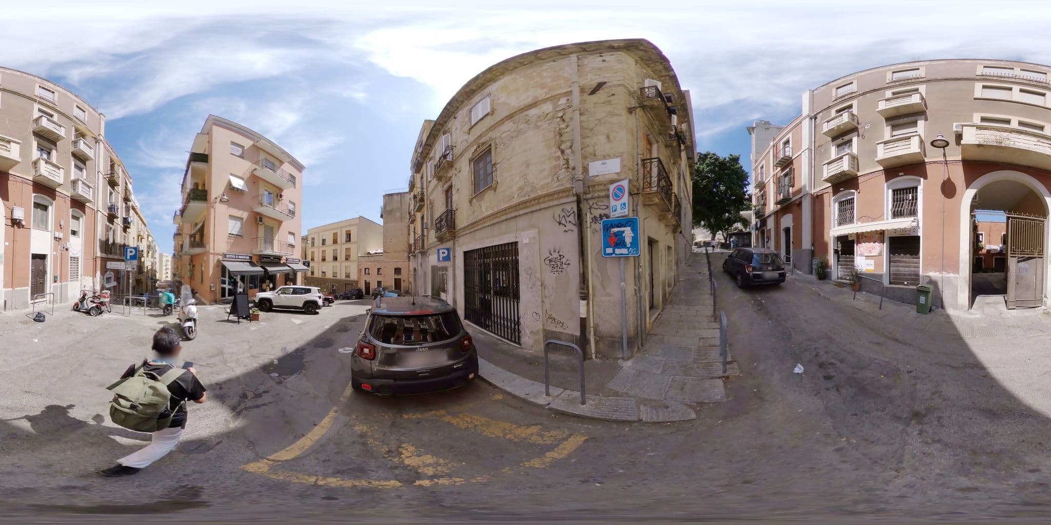 Street view near B&B numero 3, Cagliari — © mapconcierge (CC BY-SA · Mapillary)