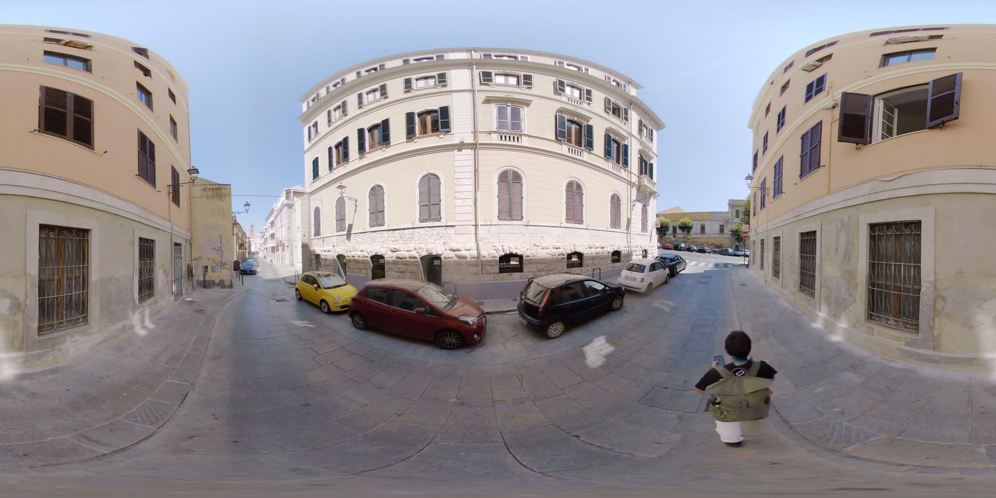 Street view near Chafbius apartment, Cagliari — © mapconcierge (CC BY-SA · Mapillary)