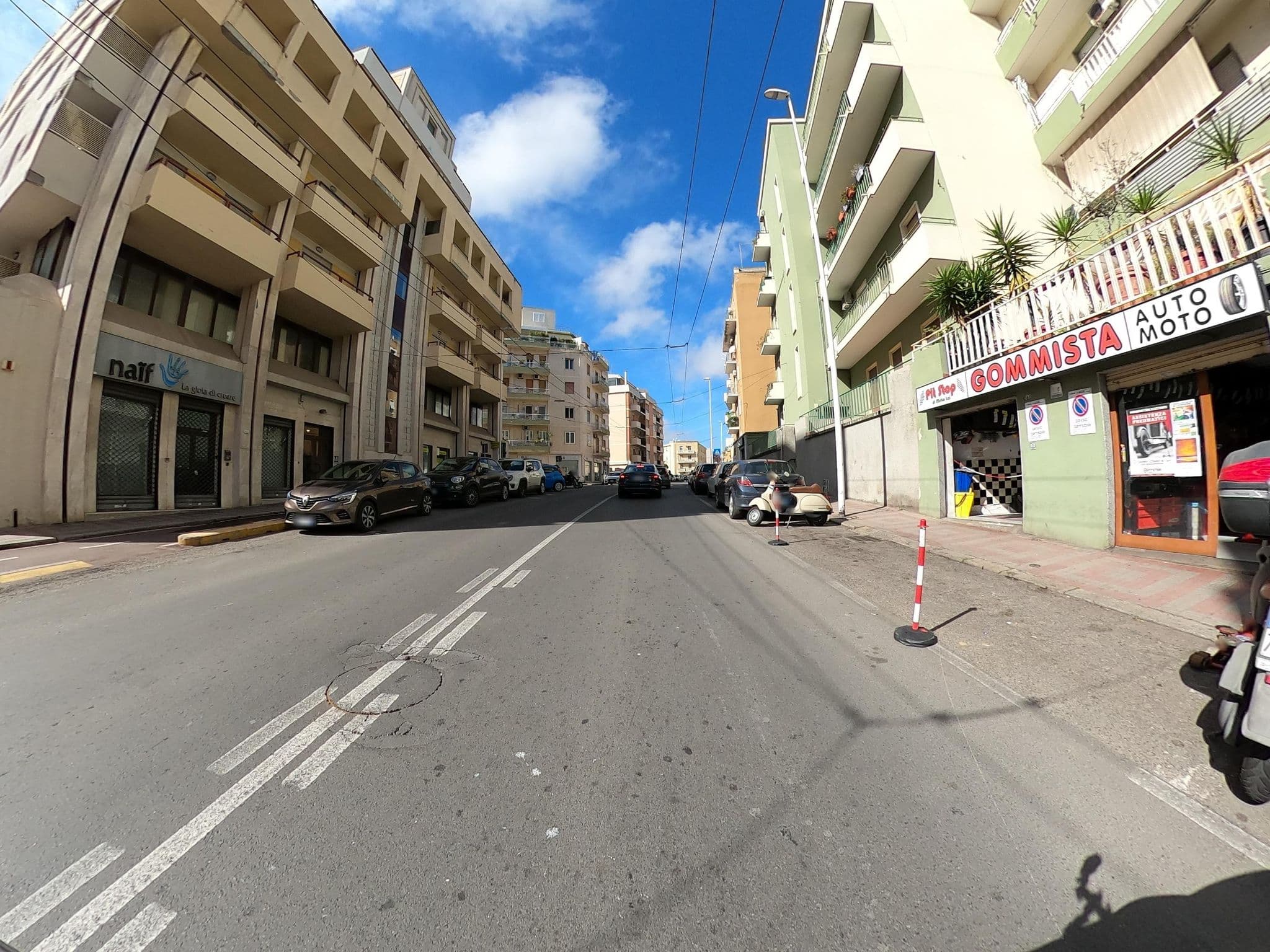 Street view near Tintoria Universale, Cagliari — © joostjakob (CC BY-SA · Mapillary)