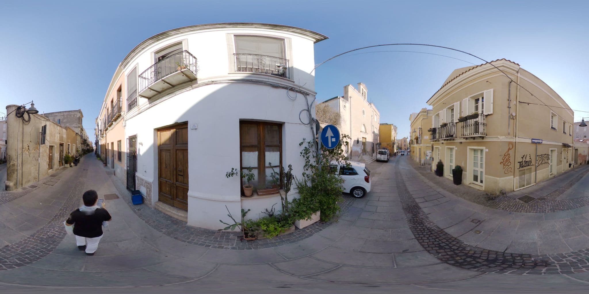Street view near Rigel Villanova Rooms, Cagliari — © mapconcierge (CC BY-SA · Mapillary)