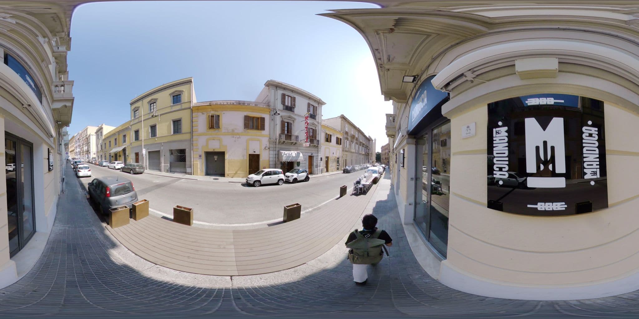 Street view near B&B Angioy 18, Cagliari — © mapconcierge (CC BY-SA · Mapillary)