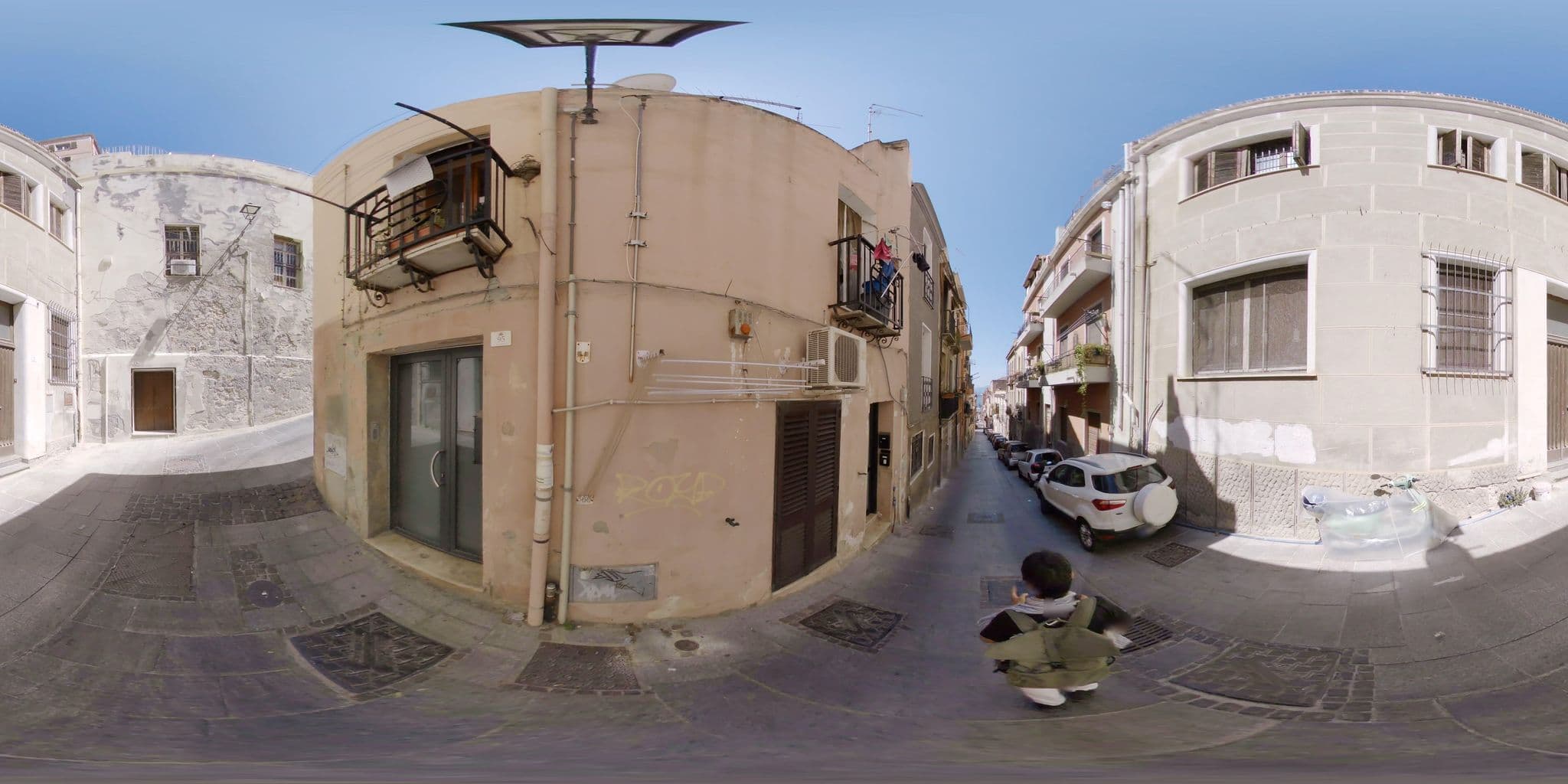Street view near Remy apartment, Cagliari — © mapconcierge (CC BY-SA · Mapillary)