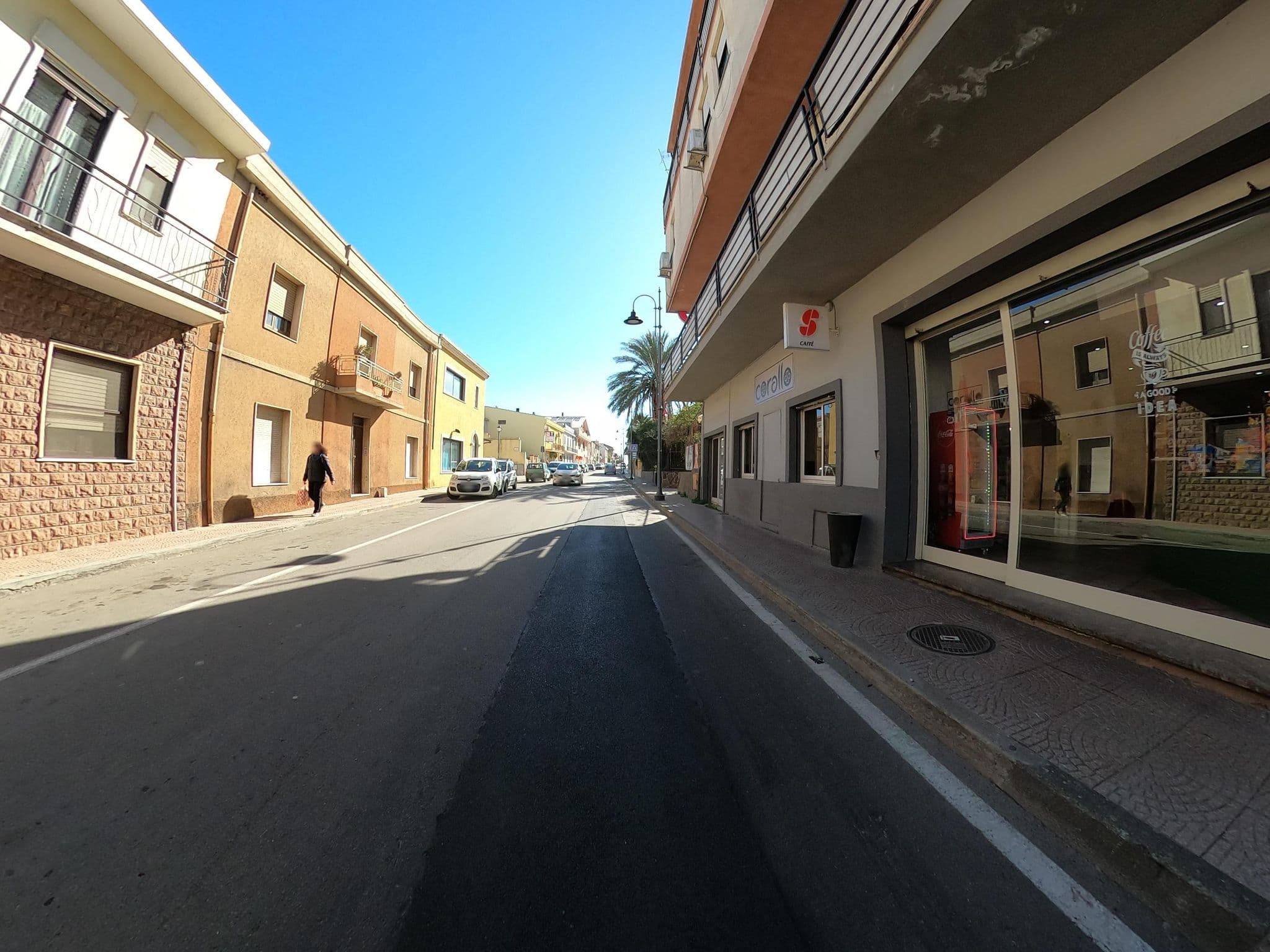Street view near Hotel Corallo ***, Muravera — © joostjakob (CC BY-SA · Mapillary)