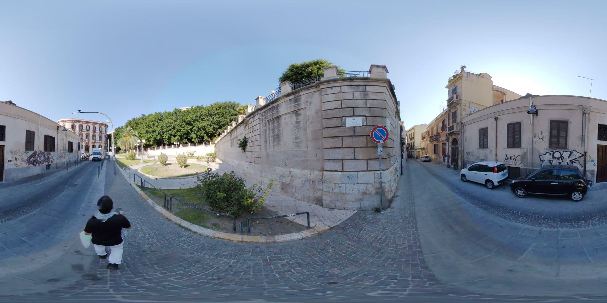 Street view near Casa Spiga, Cagliari — © mapconcierge (CC BY-SA · Mapillary)