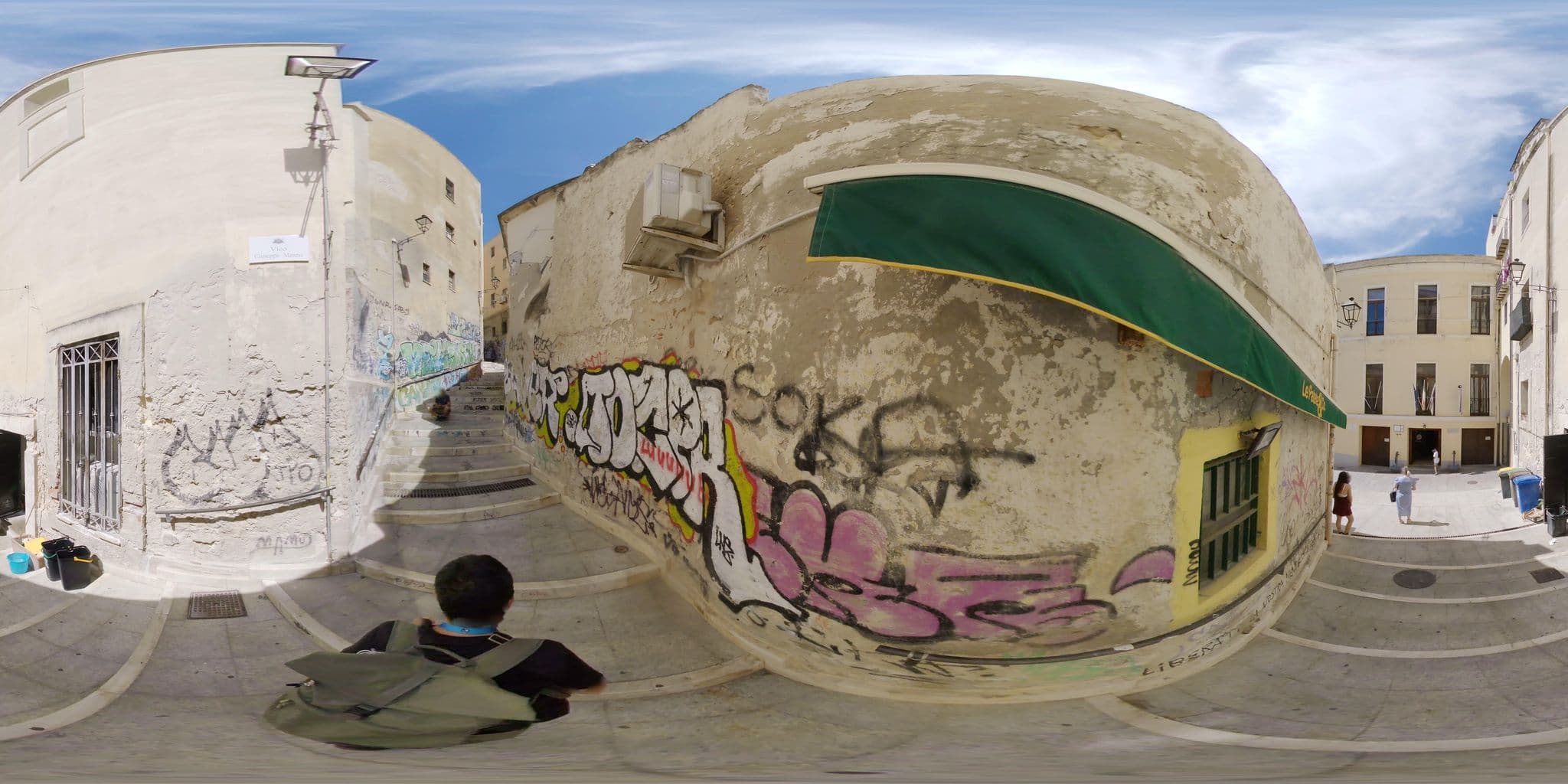 Street view near B&B Centro Storico Via Manno, Cagliari — © mapconcierge (CC BY-SA · Mapillary)