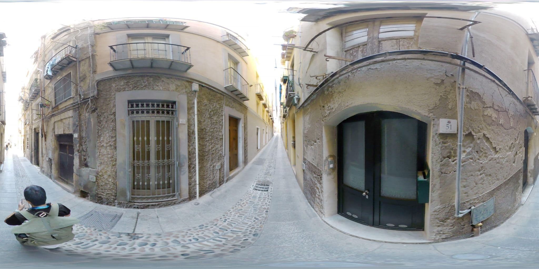 Street view near Diana's Loft, Cagliari — © mapconcierge (CC BY-SA · Mapillary)