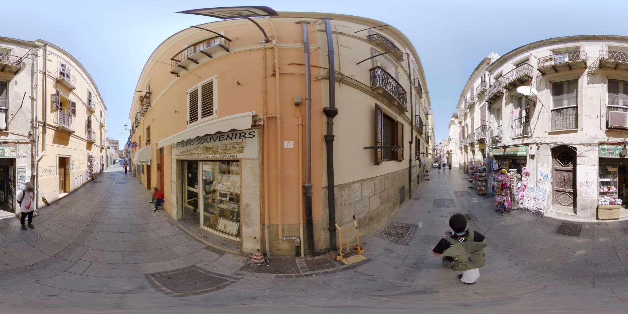 Street view near Casa Marina, Cagliari — © mapconcierge (CC BY-SA · Mapillary)