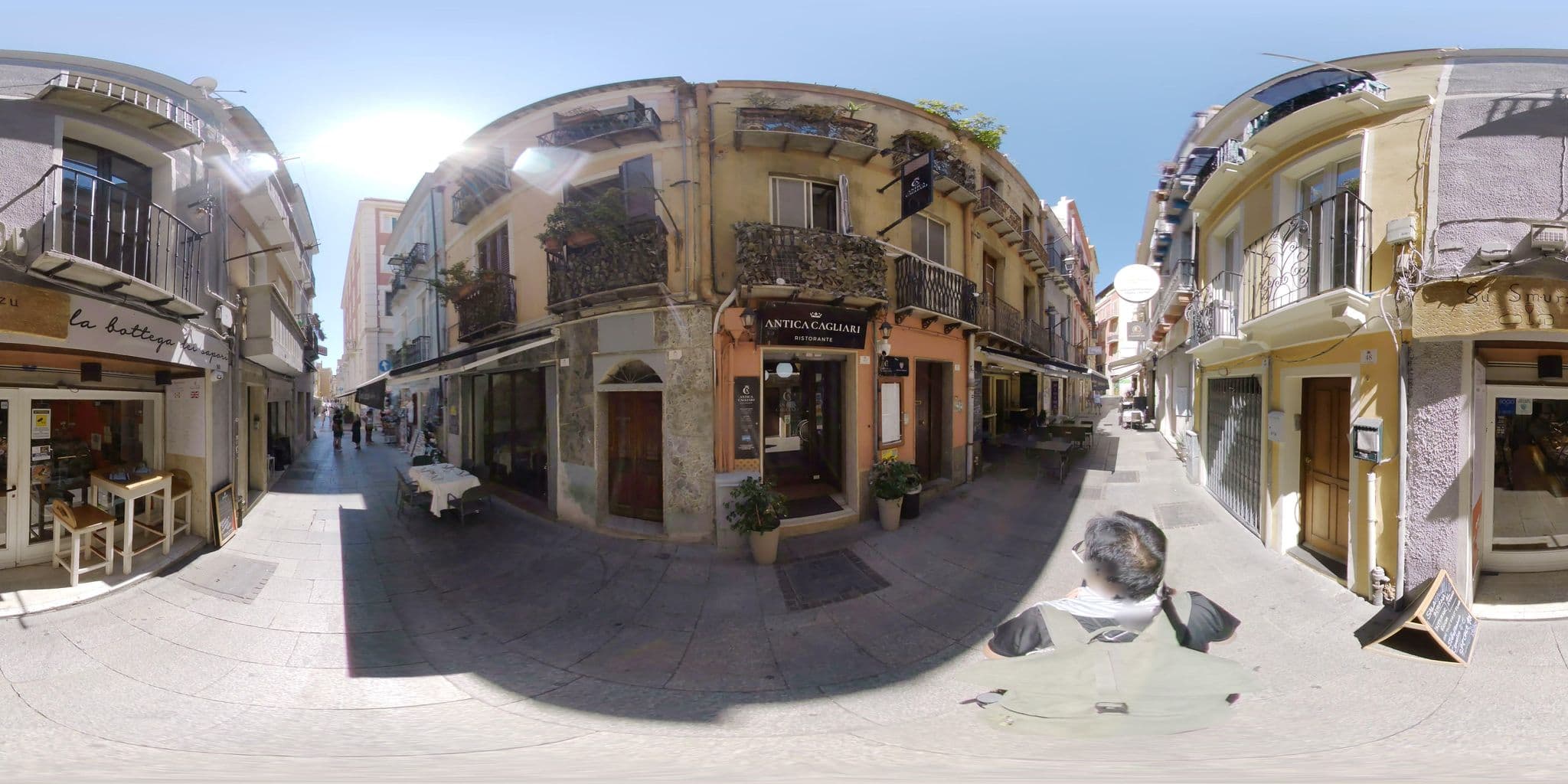Street view near Deliziosa mansarda nel quartiere Marina - Cagliari, Cagliari — © mapconcierge (CC BY-SA · Mapillary)