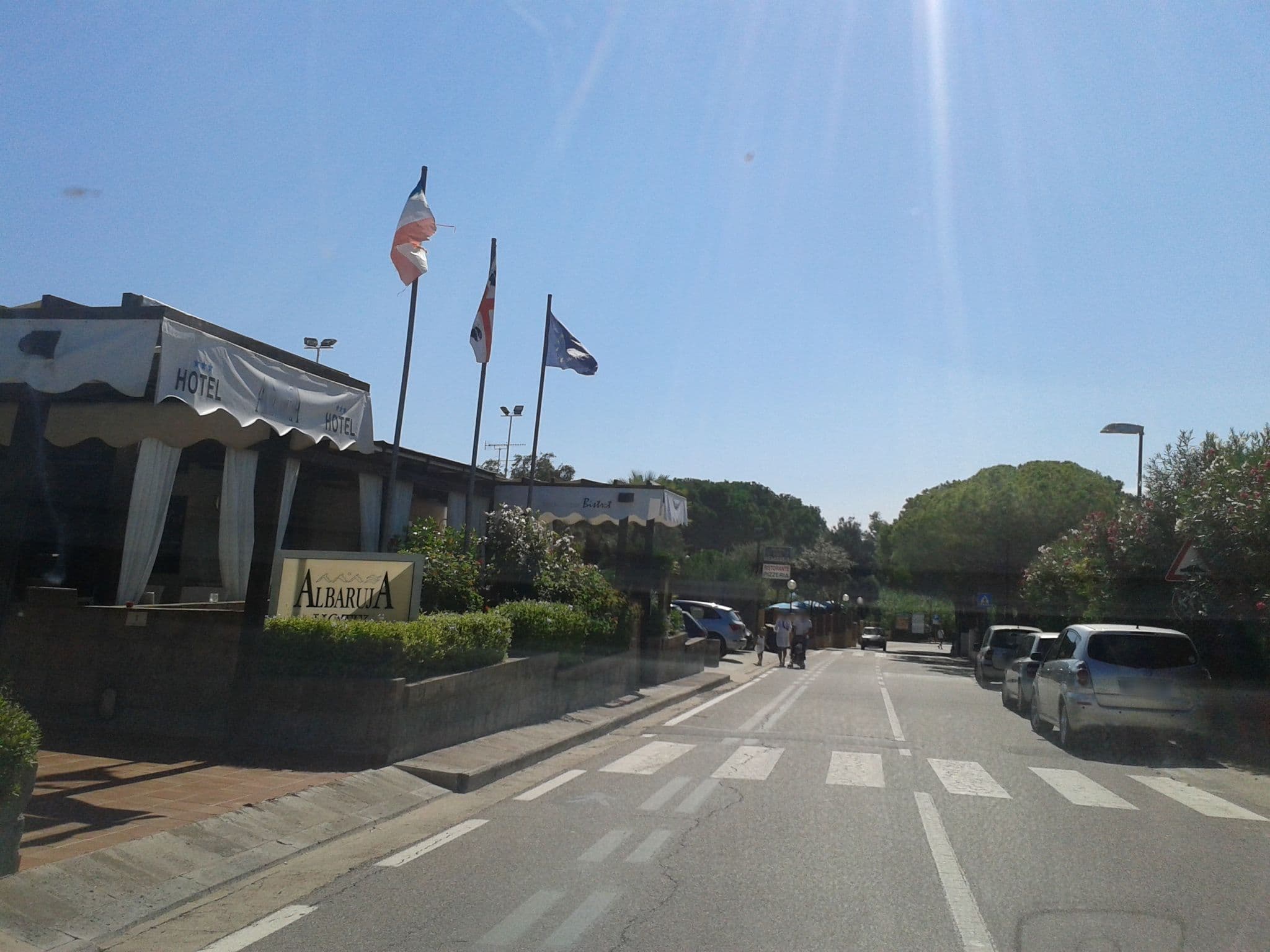 Street view near Albaruja Hotel Costa Rei, Villasimius — © thetornado76 (CC BY-SA · Mapillary)