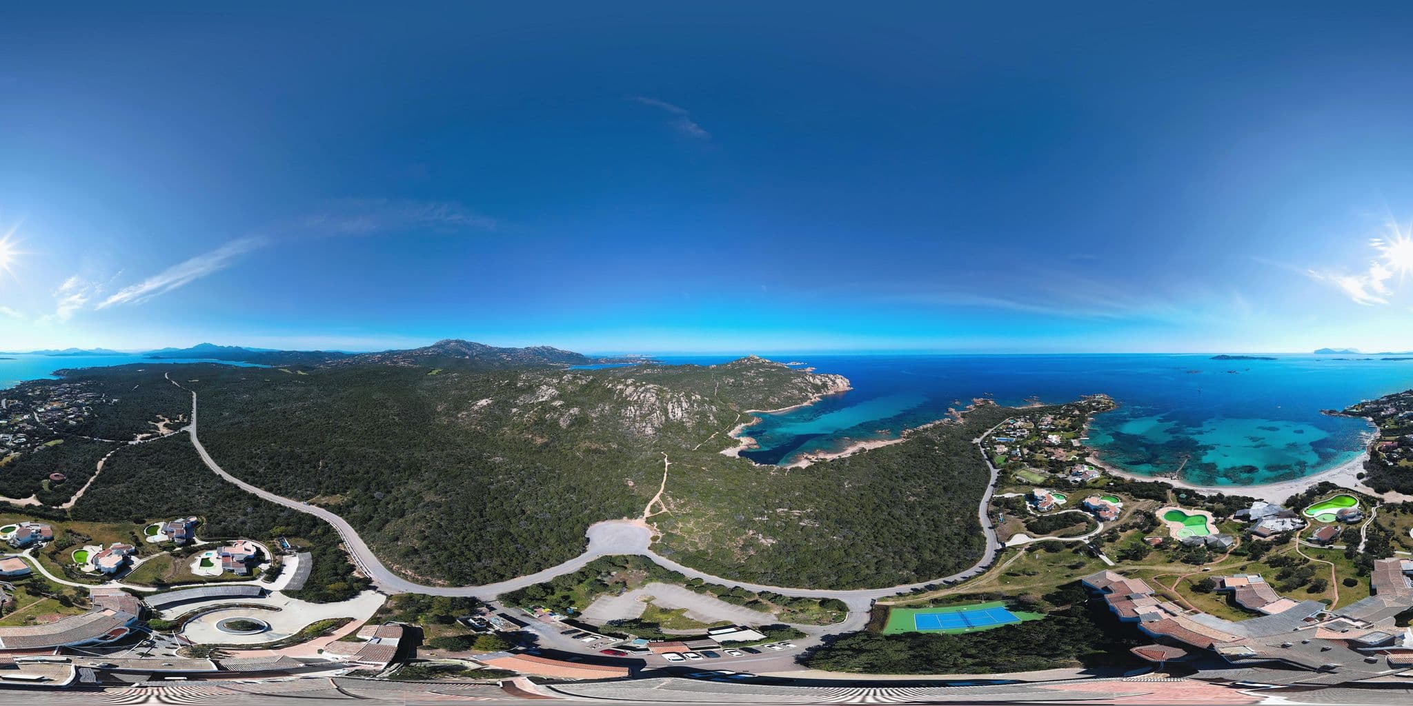Street view near Hotel Romazzino, Costa Smeralda, Porto Cervo — © Ghelfi360 (CC BY-SA · Mapillary)