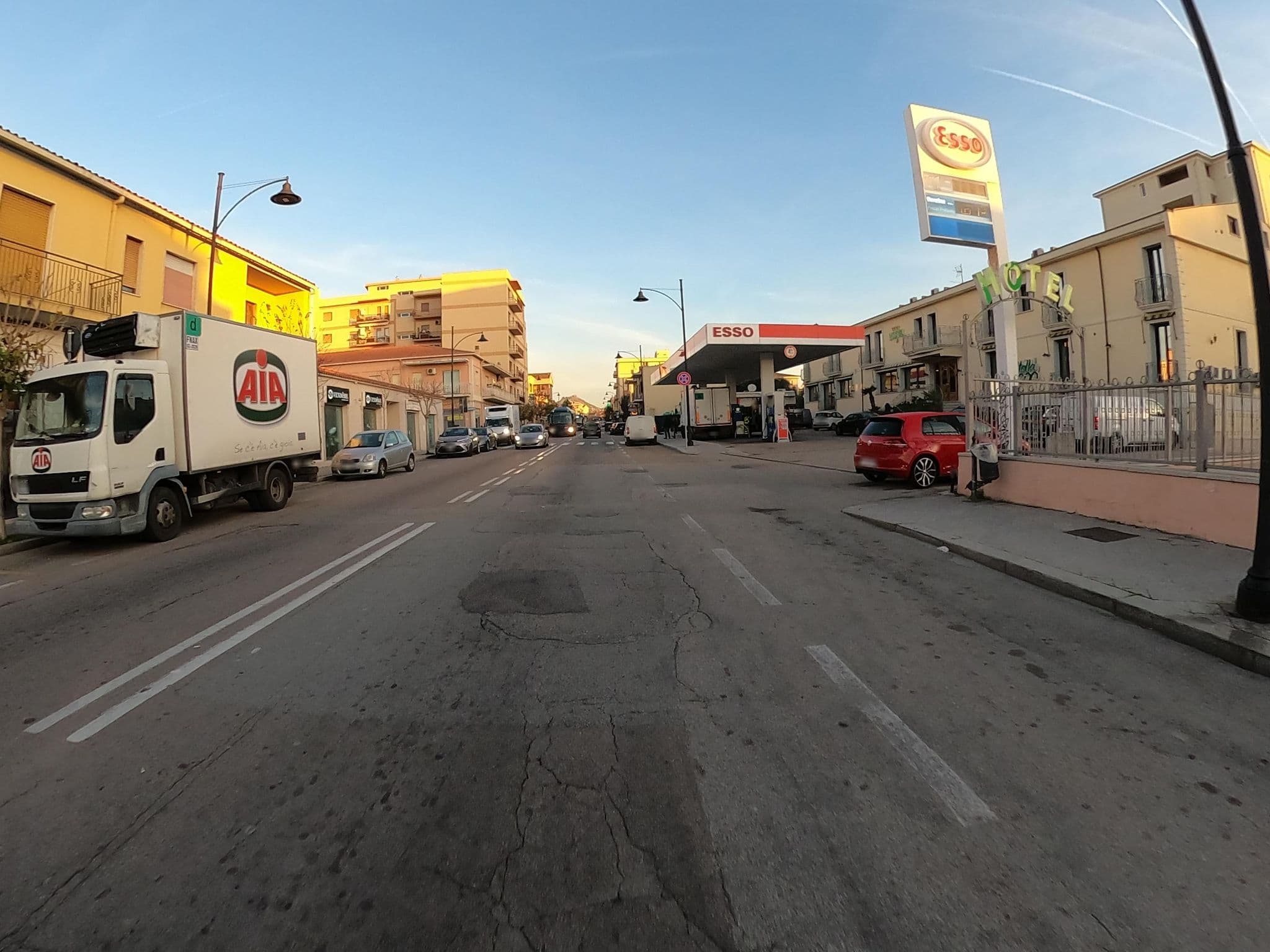 Street view near Hotel Stella 2000, Olbia — © joostjakob (CC BY-SA · Mapillary)