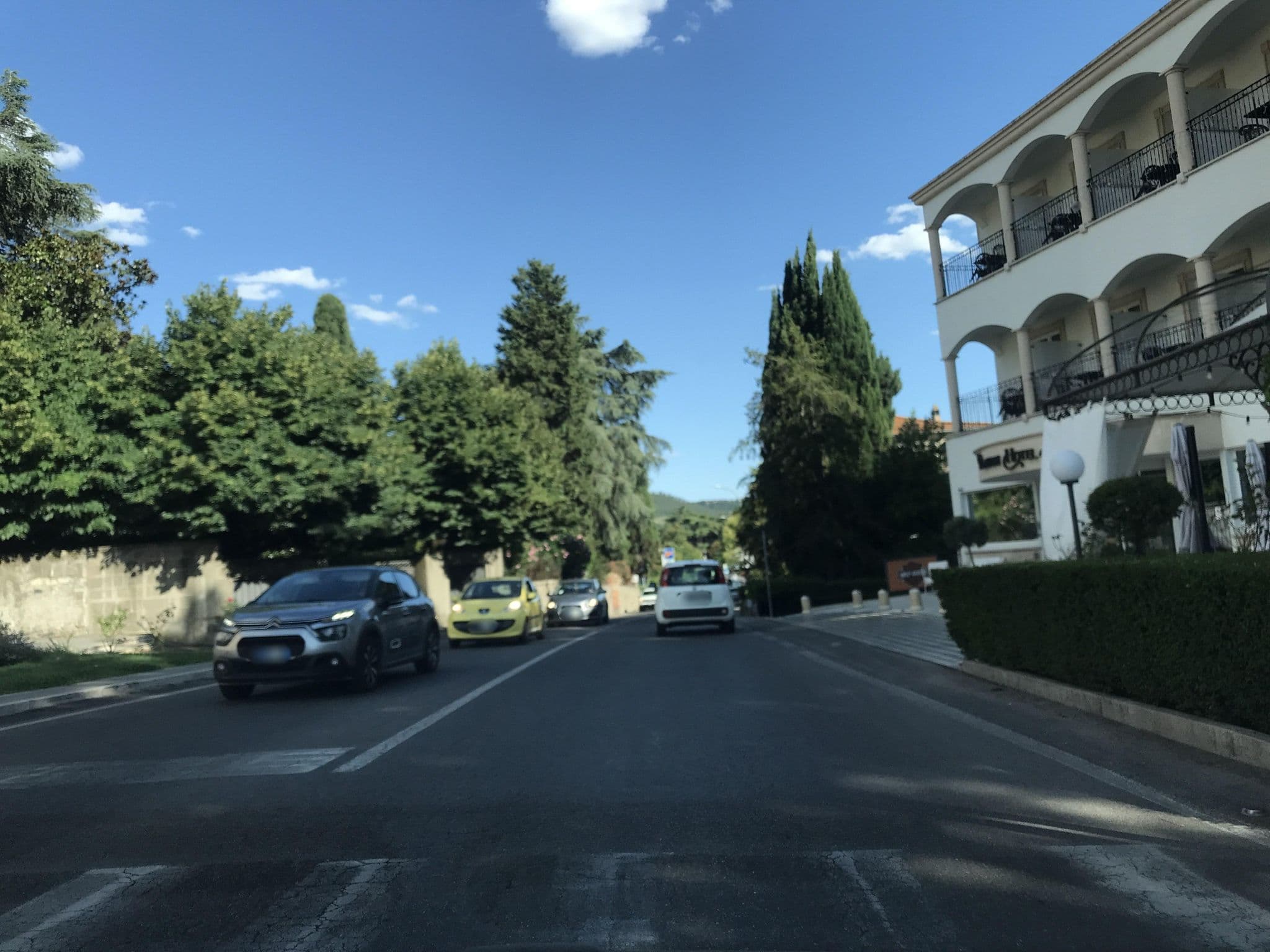 Street view near Ai Platani Hotel Moderno, Bolsena — © panbauletto (CC BY-SA · Mapillary)