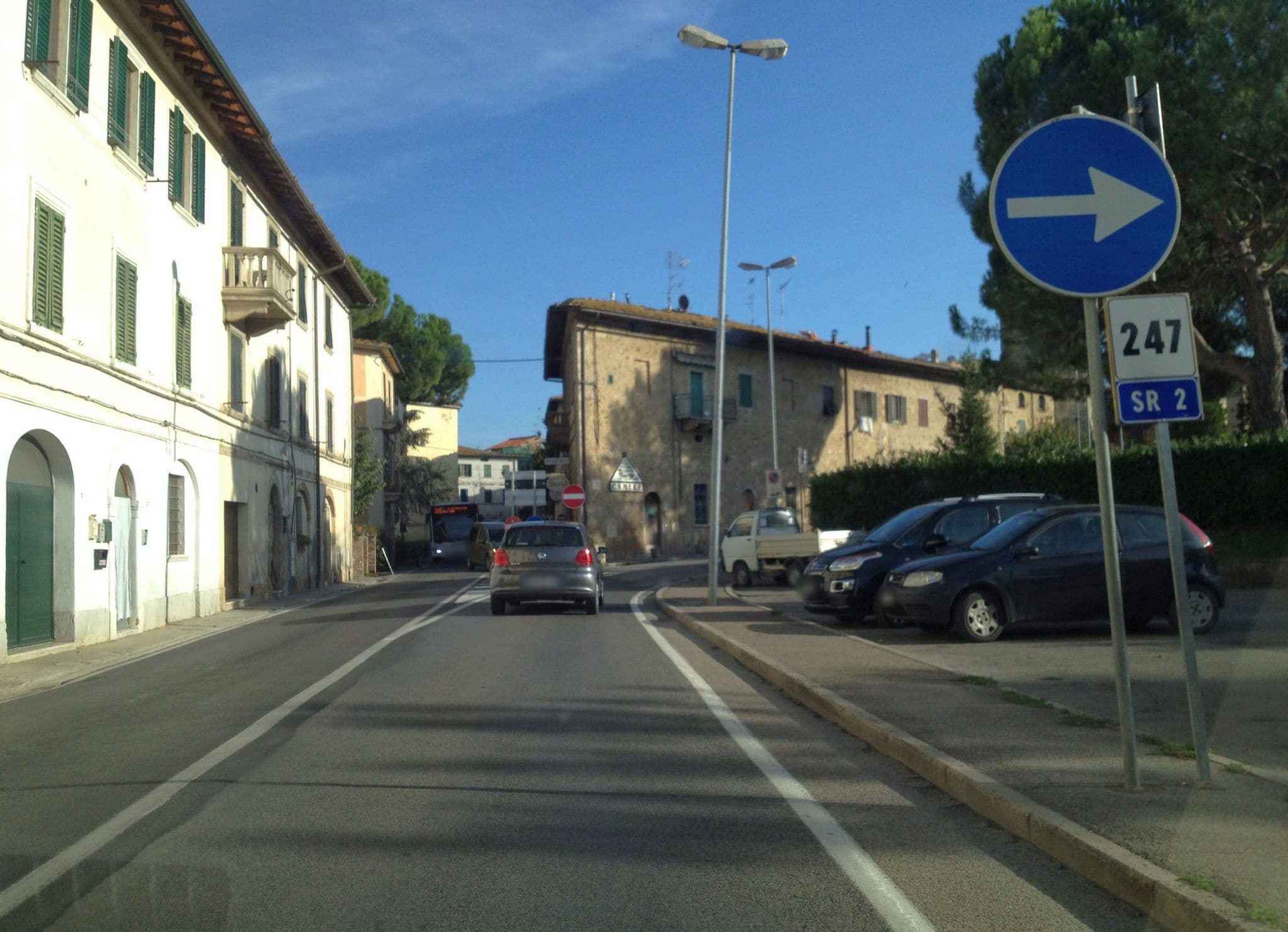Street view near La Francigena, Staggia — © istefanos (CC BY-SA · Mapillary)