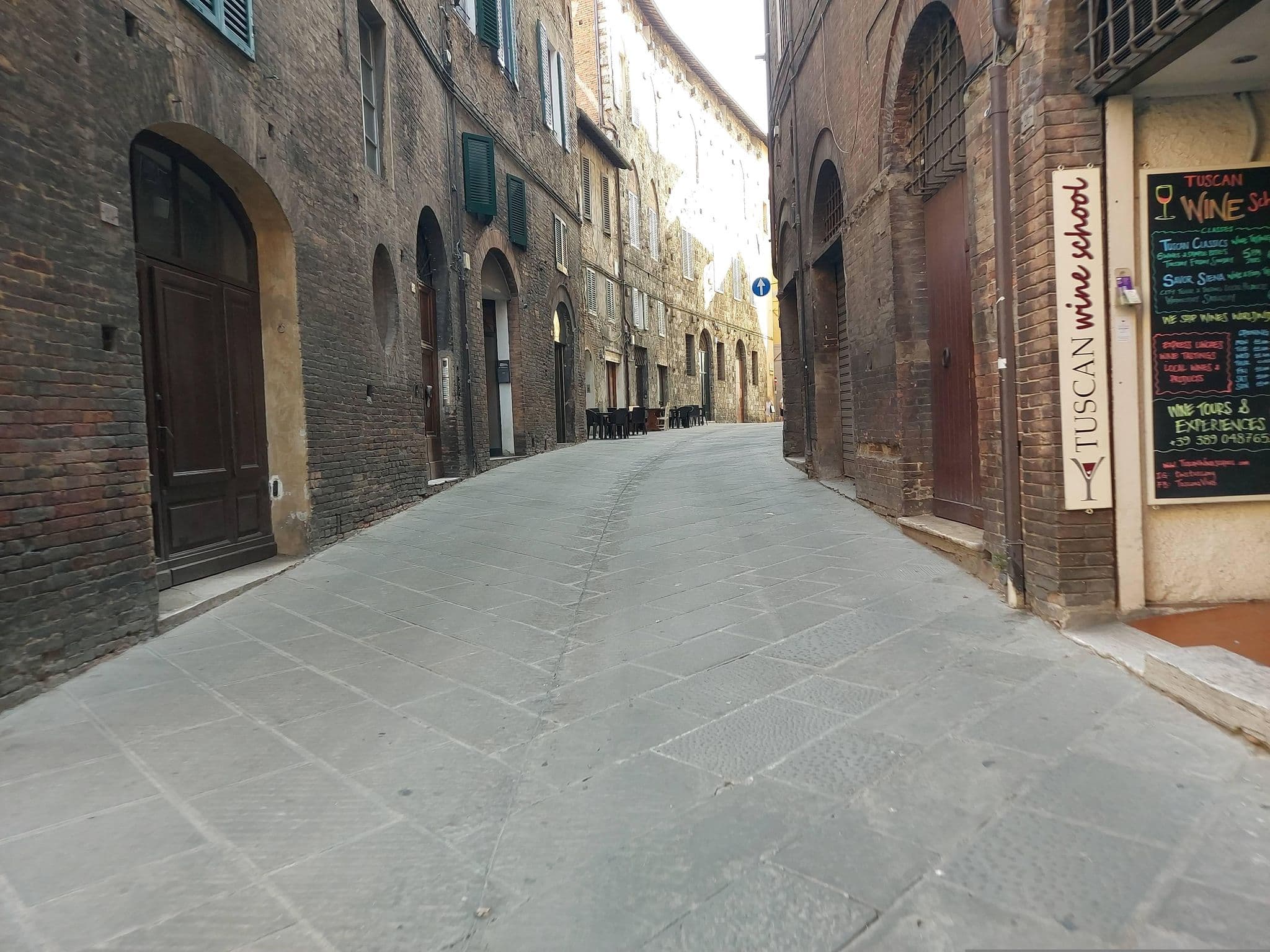 Street view near Piazza Paradiso Accomodations, Siena — © aldoct (CC BY-SA · Mapillary)