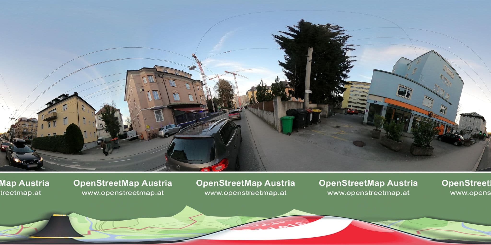 Street view near salzburgrooms.com, Salzburg — © OidaHeast (CC BY-SA · Mapillary)